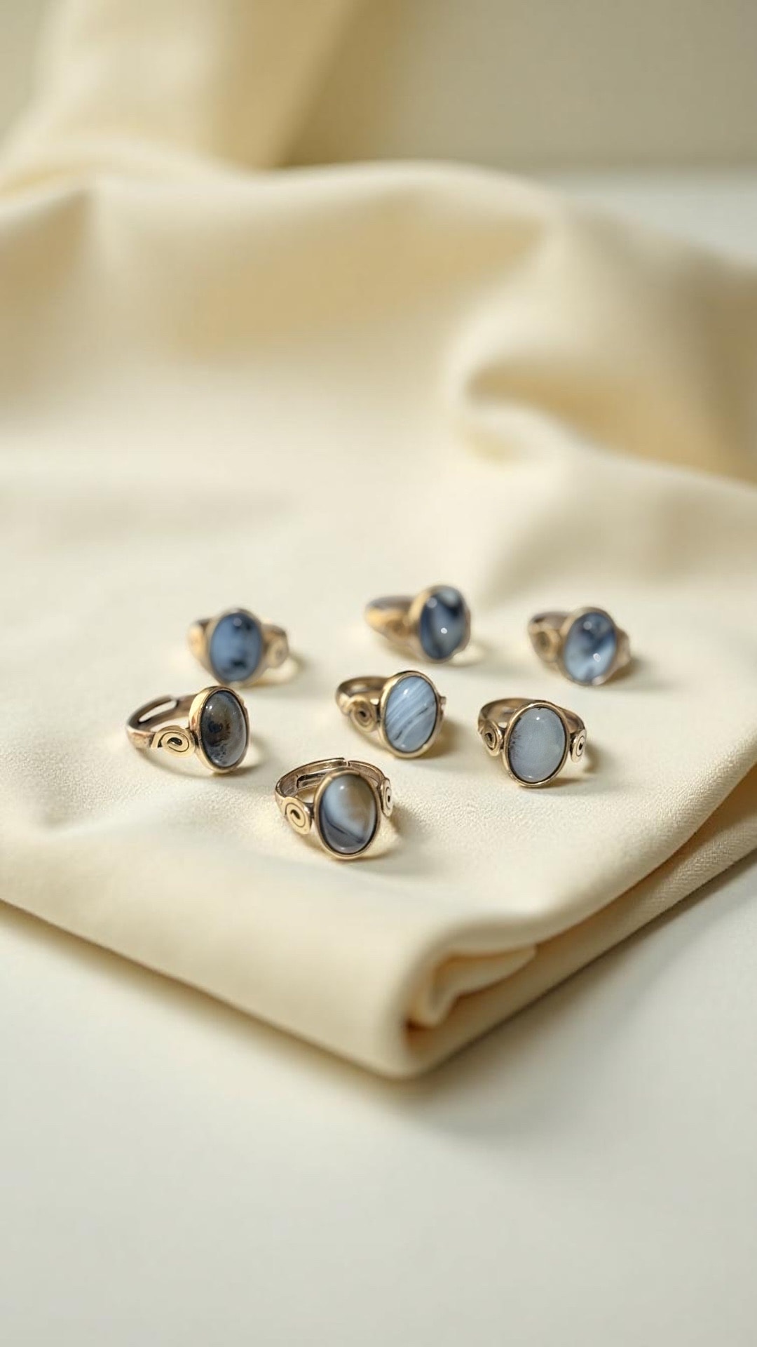 Bakır Akik Taşı Ayarlamalı Yüzük ( adet ) 