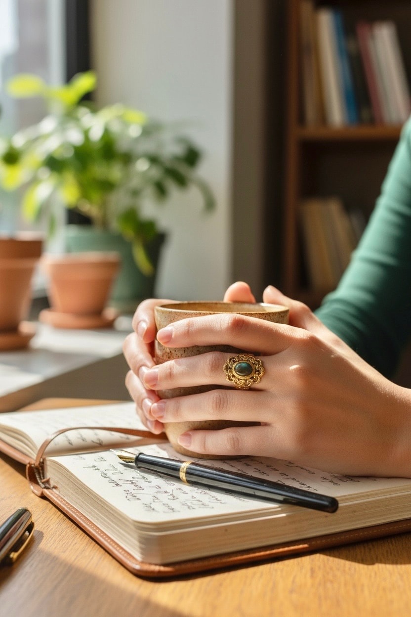 Pirinç Labradorit Taşı Ayarlamalı 