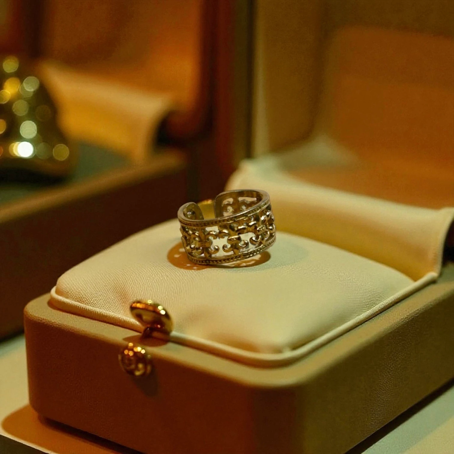 Alâ Pirinç Yüzük Ayarlamalı