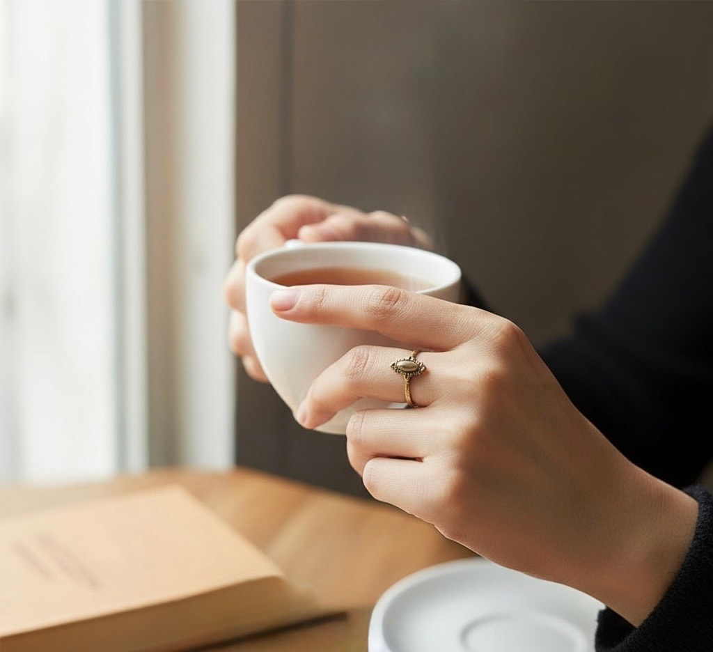 Antik Pirinç Ayarlamalı Yüzük