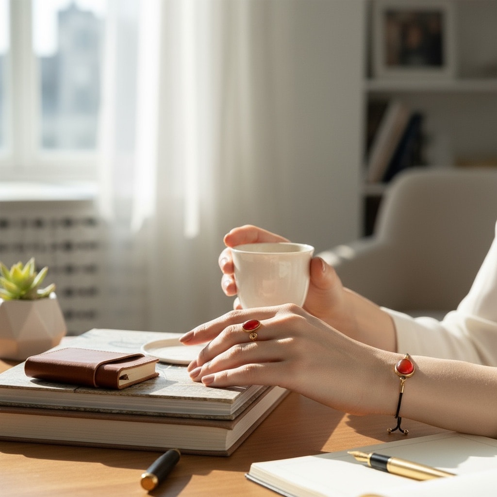 2’li Retro Bakır Doğal Taşlı Kombinler