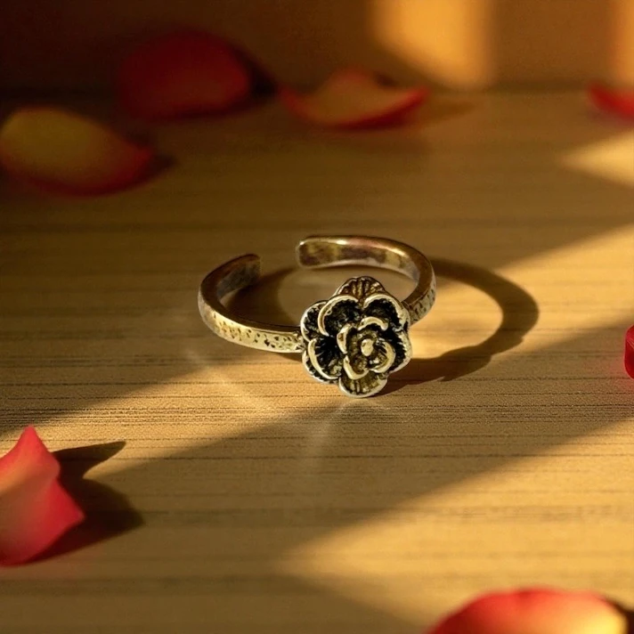 Pirinç Rose Yüzük Ayarlamalı 