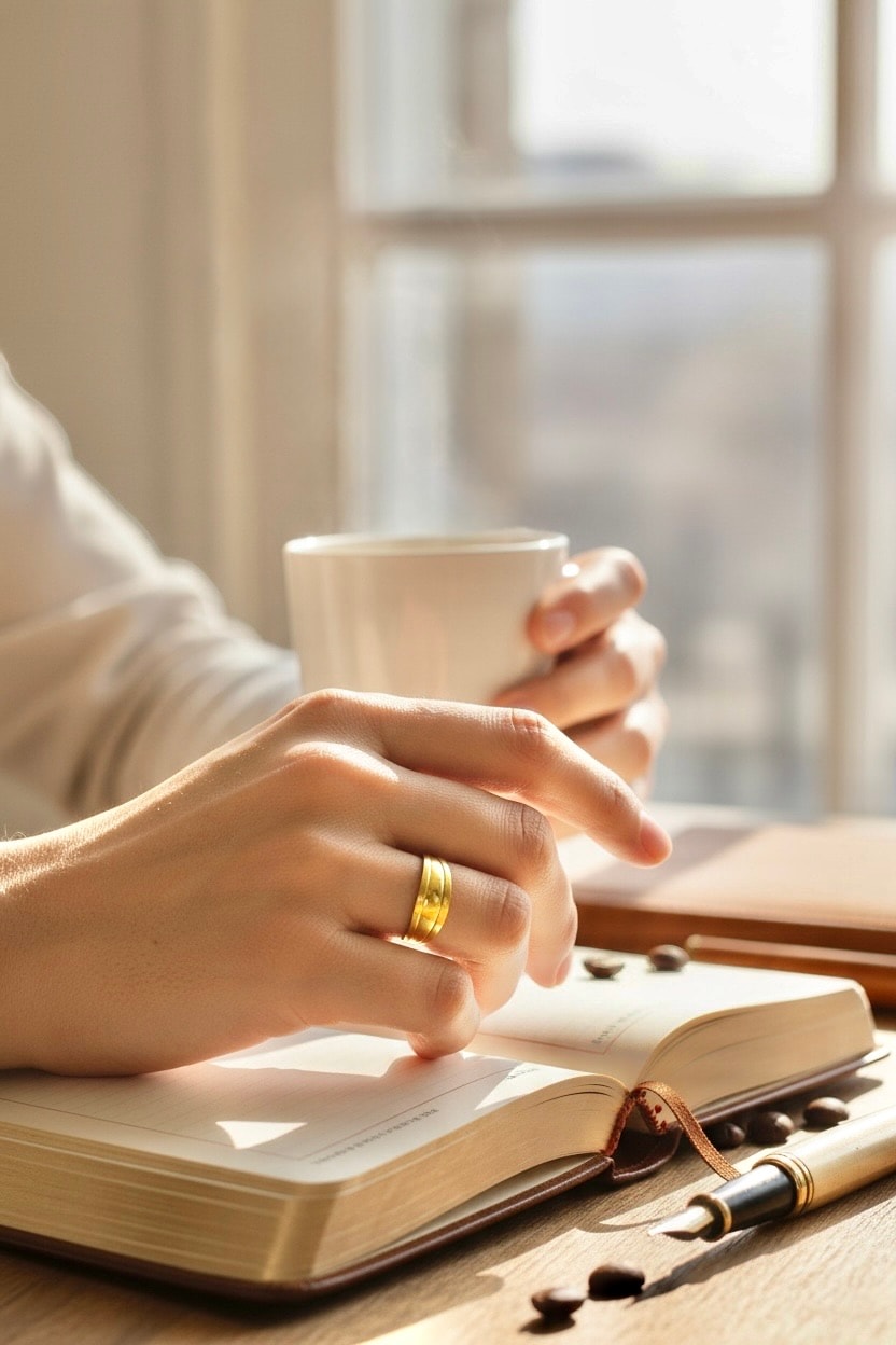 Asude Pirinç Ayarlamalı Yüzük ( adet )