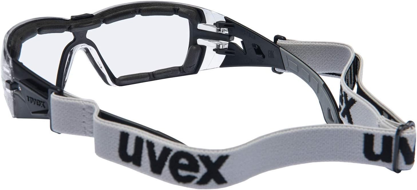 Uvex Pheos Guard 9192180 Safety Goggles With Elastic