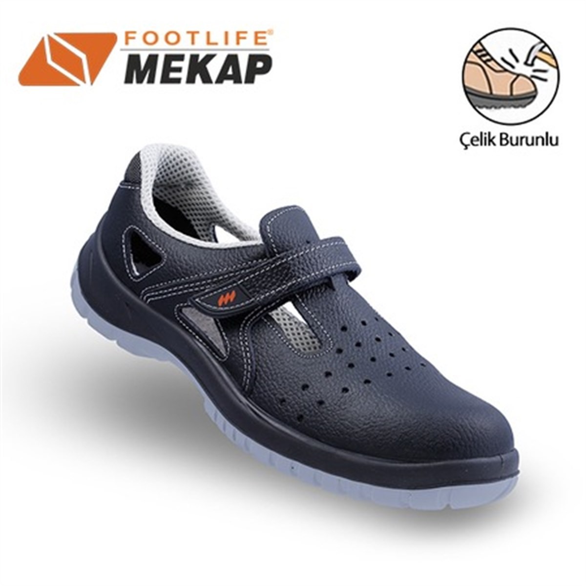 MEKAP 234 R Sandales Chaussures de travail à bout en acier