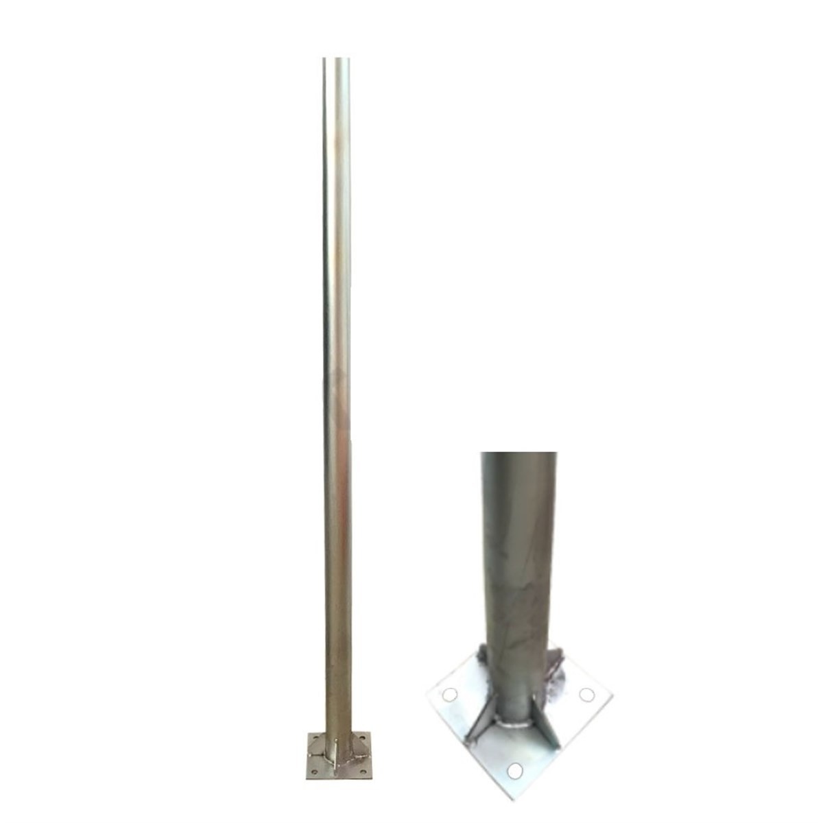 Galvanized Pipe Pole 3 Meters
