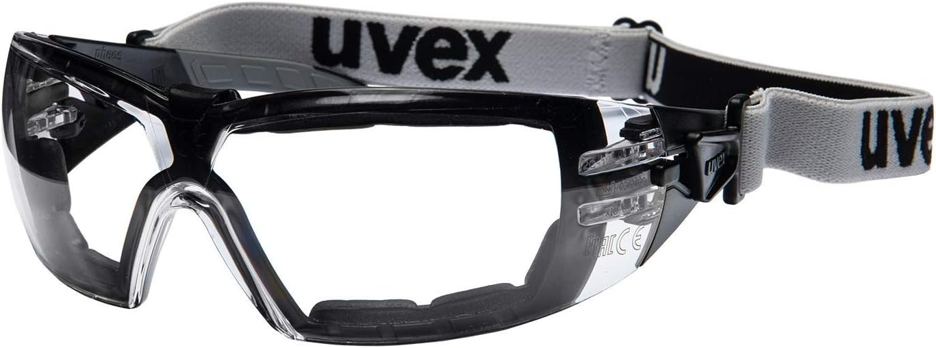 Uvex Pheos Guard 9192180 Safety Goggles With Elastic