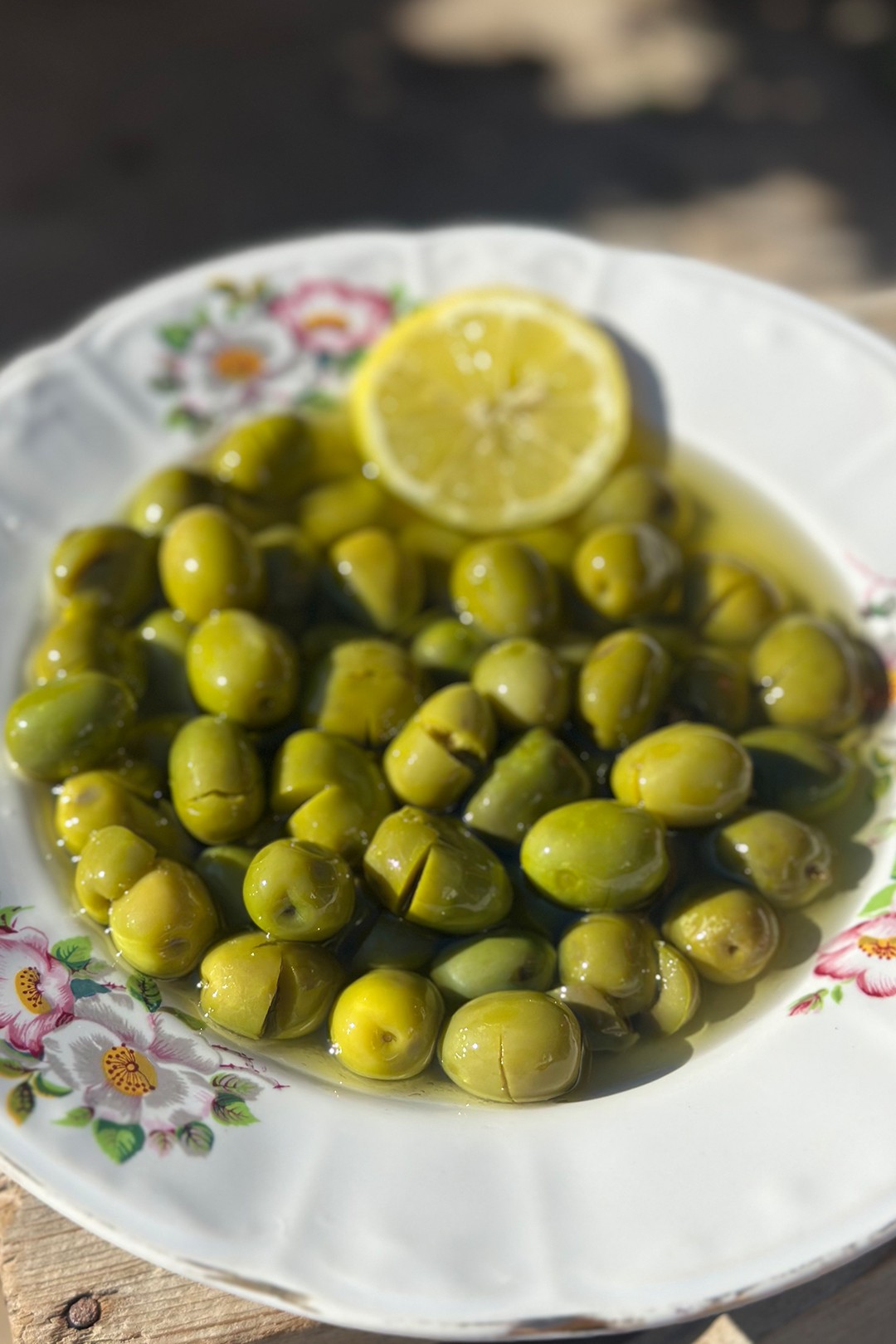 Kırma Yağlı Yeşil Zeytin 