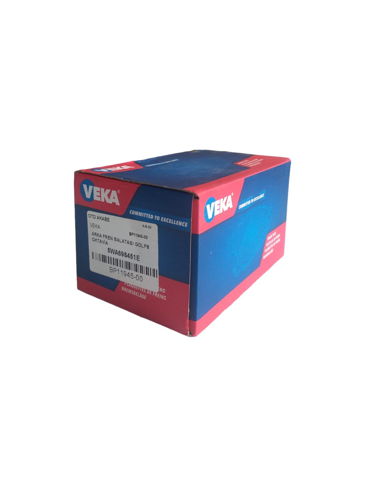 ARKA FREN BALATASI GOLF8 OKTAVİA