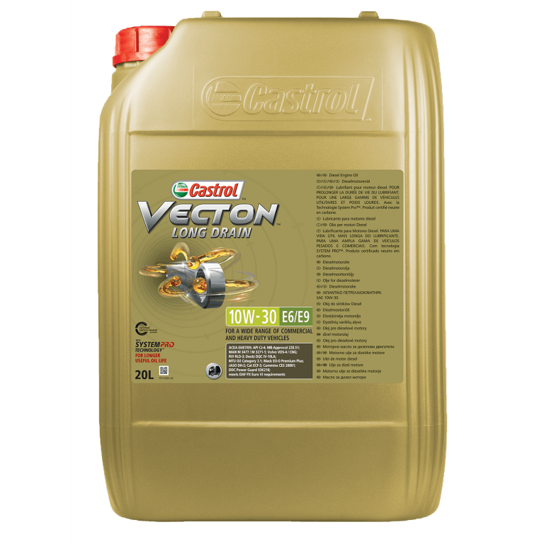 CASTROL VECTON LONG DRAIN 10W-30 E6-E9 20L
