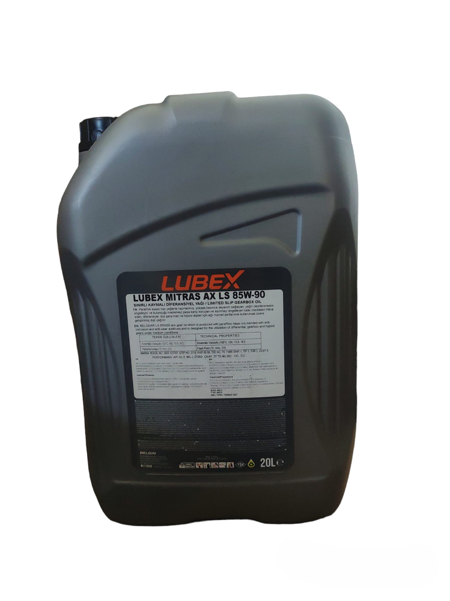 LUBEX MITRAS AX LS 85W-90 20 LT
