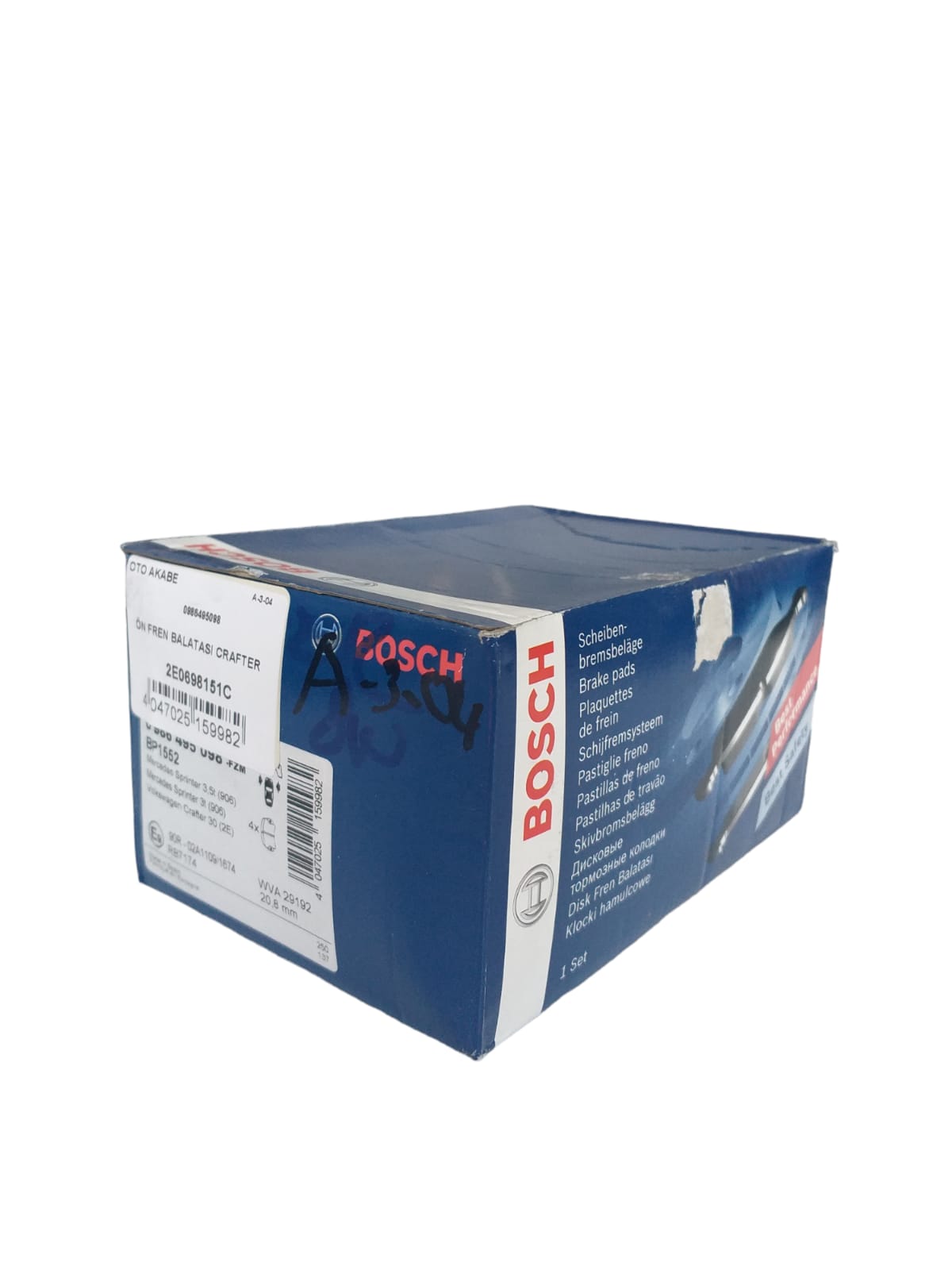 ÖN FREN BALATASI CRAFTER 