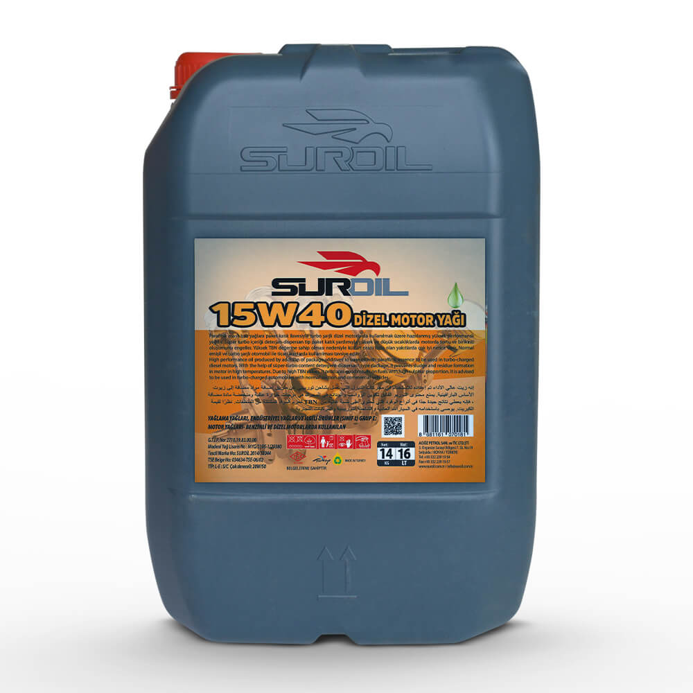 SUROİL 15W-40 CF4\SJ 16 LT TNK
