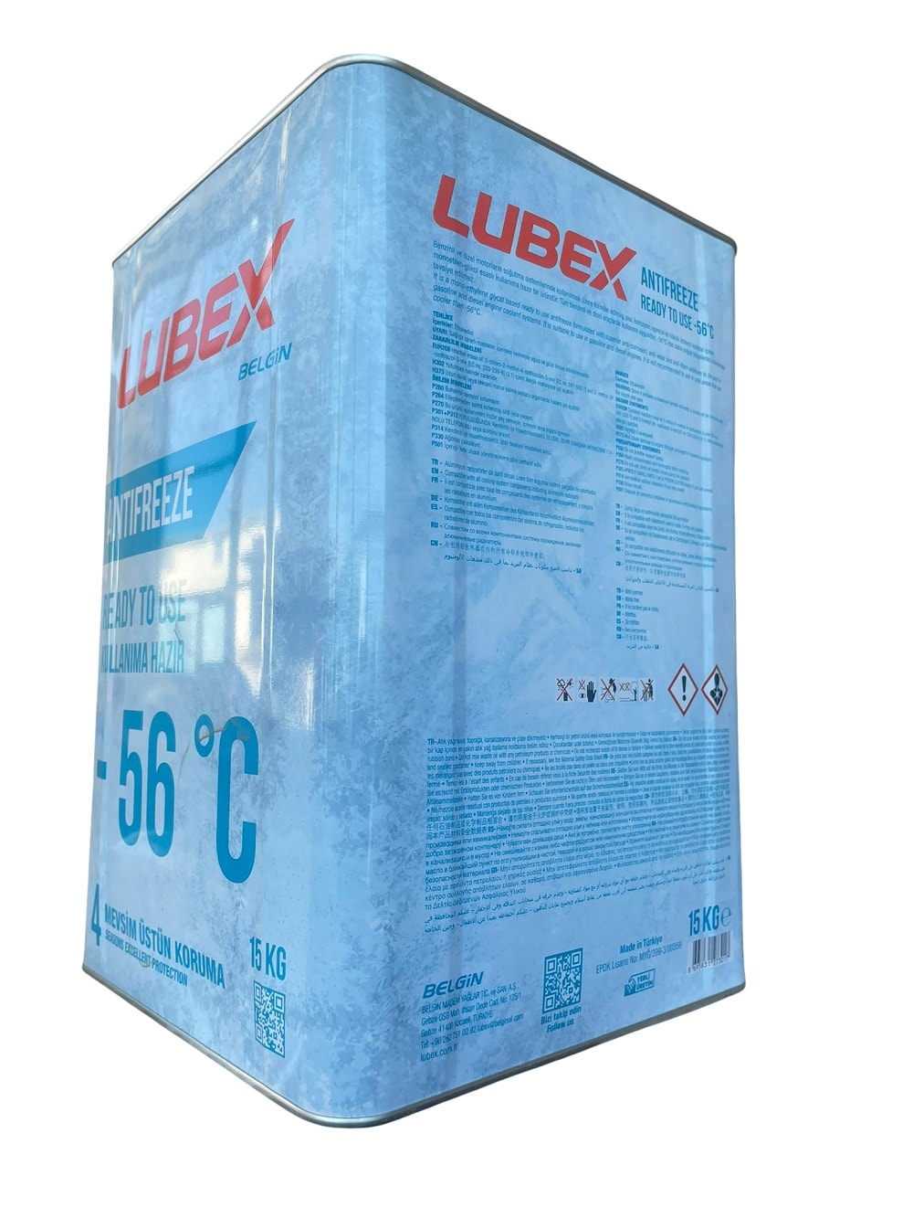 LUBEX ANTİFREEZE RTU MAVİ  -56 TNK 15  KG