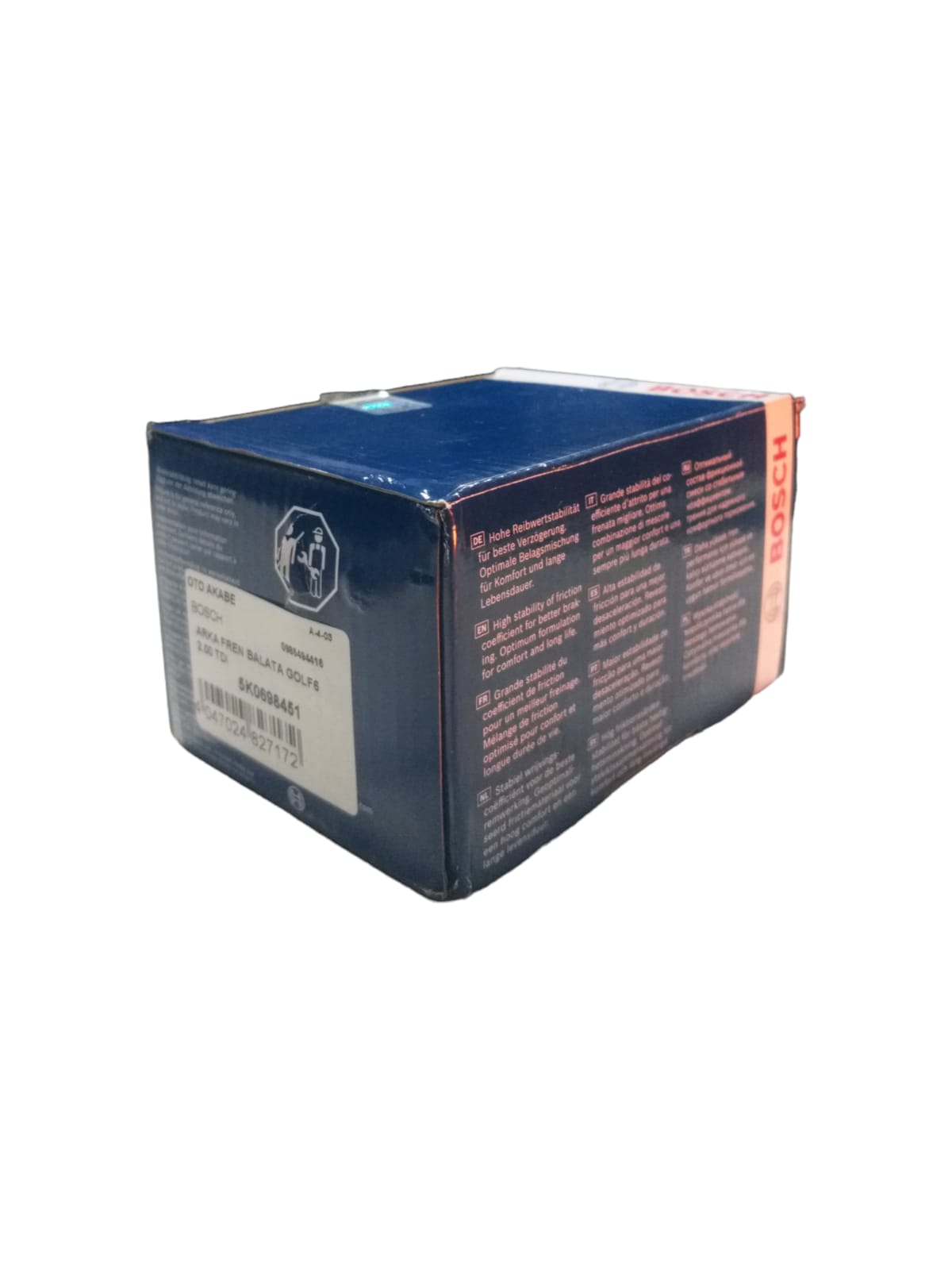 ARKA FREN BALATA GOLF6 2.00 TDI