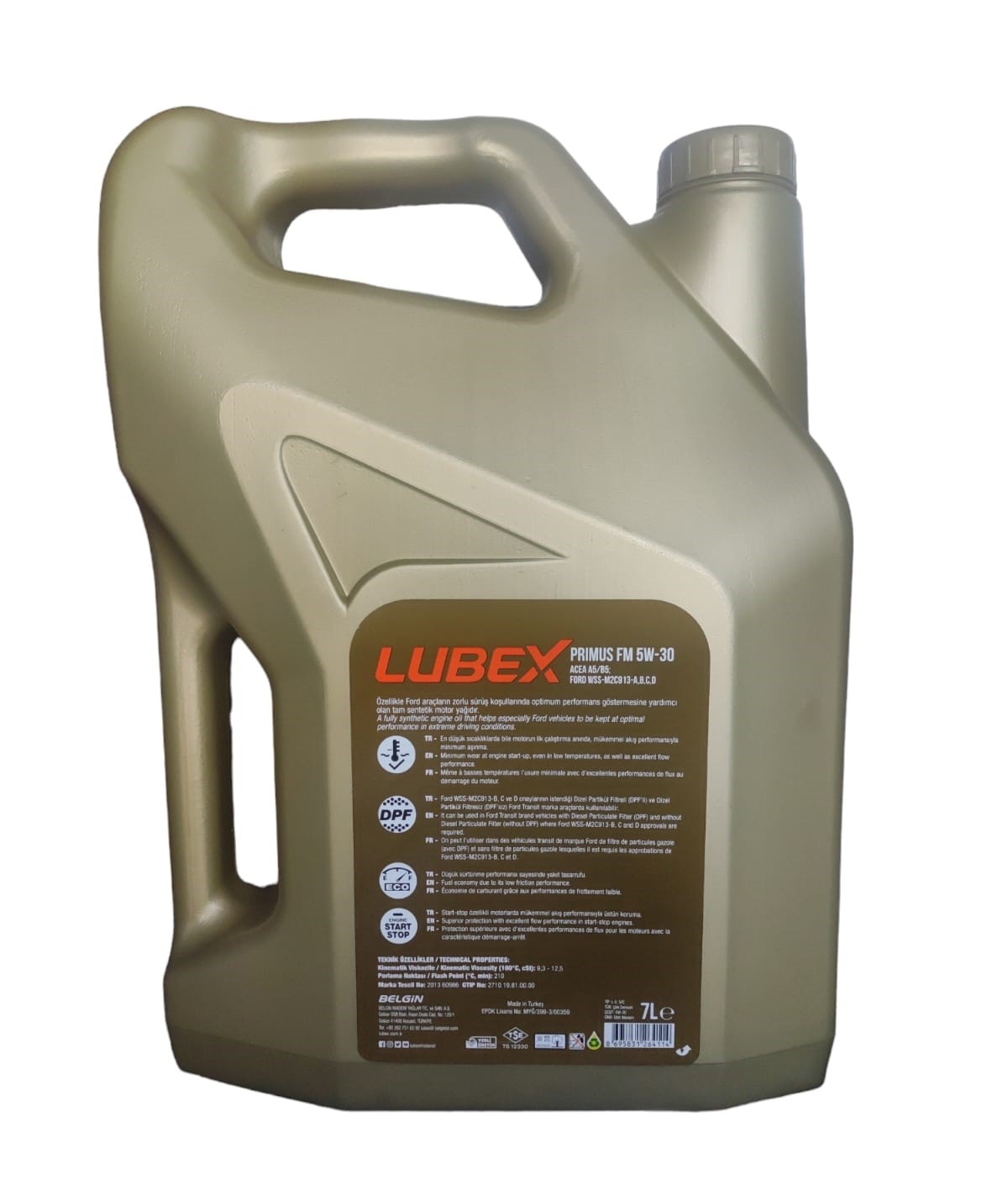 LUBEX PRIMUS FM 5W-30 7LT 2022