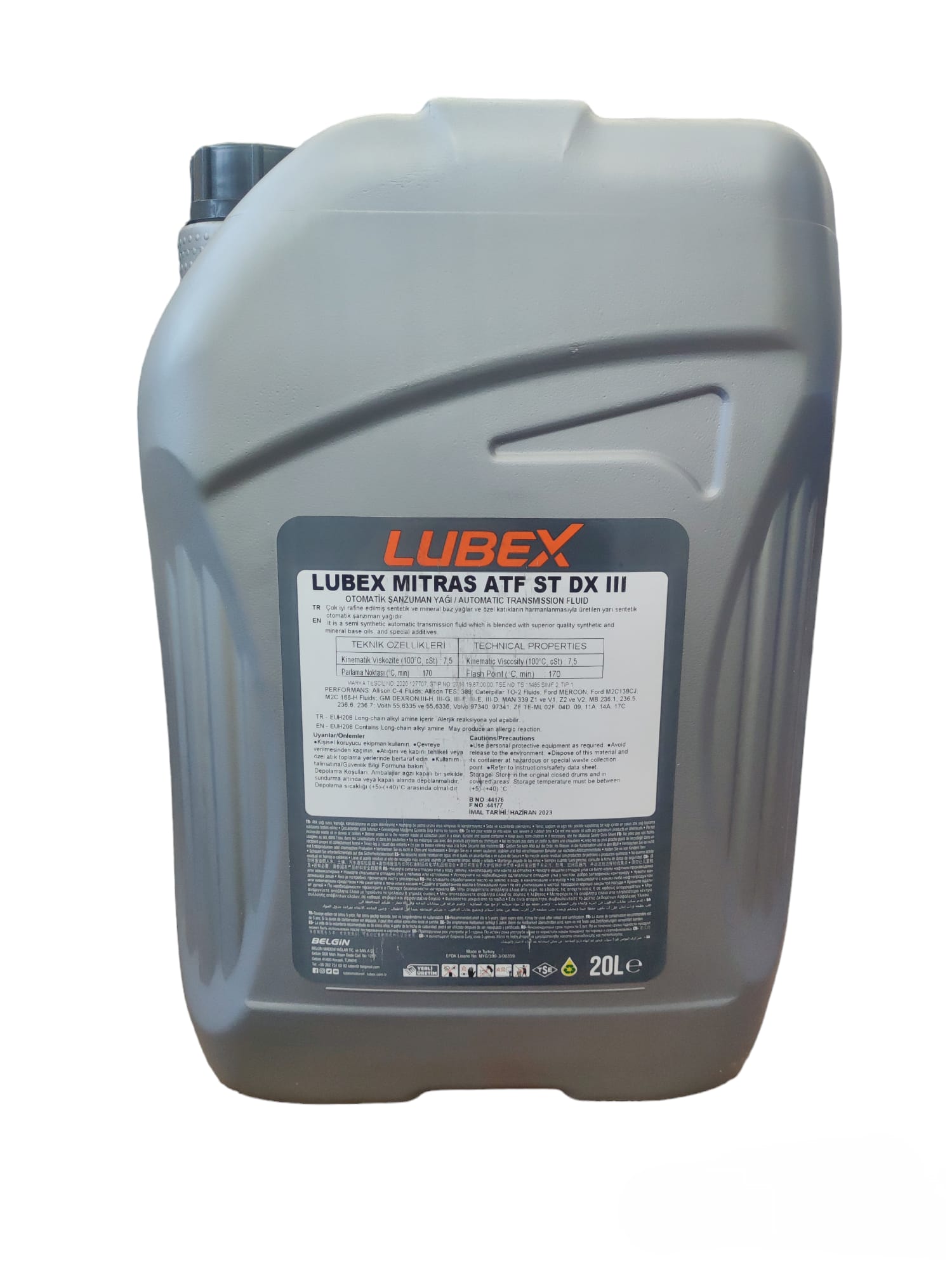 LUBEX MITRAS ATF ST DX III 20 LT