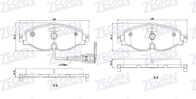 ÖN FREN BALATASI GOLF 7 AUDİ SEAT LEON