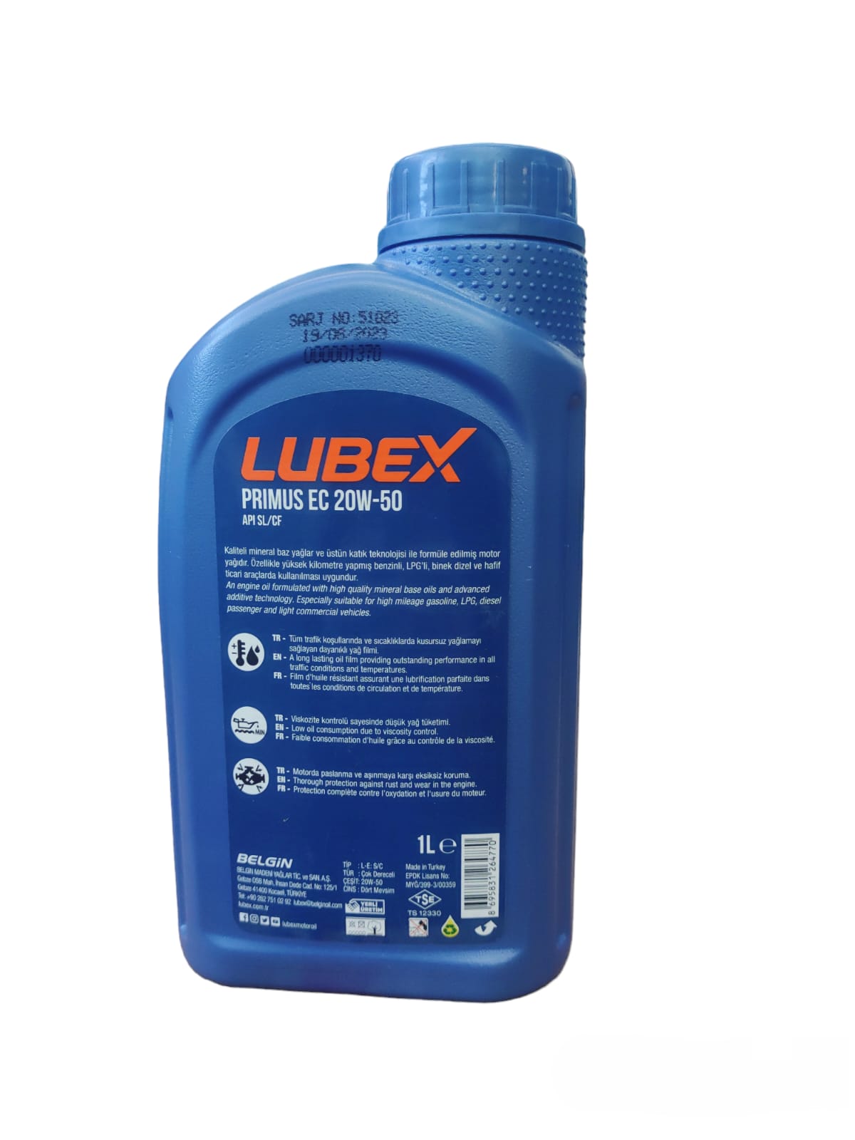LUBEX PRIMUS EC 20W-50 1 LT