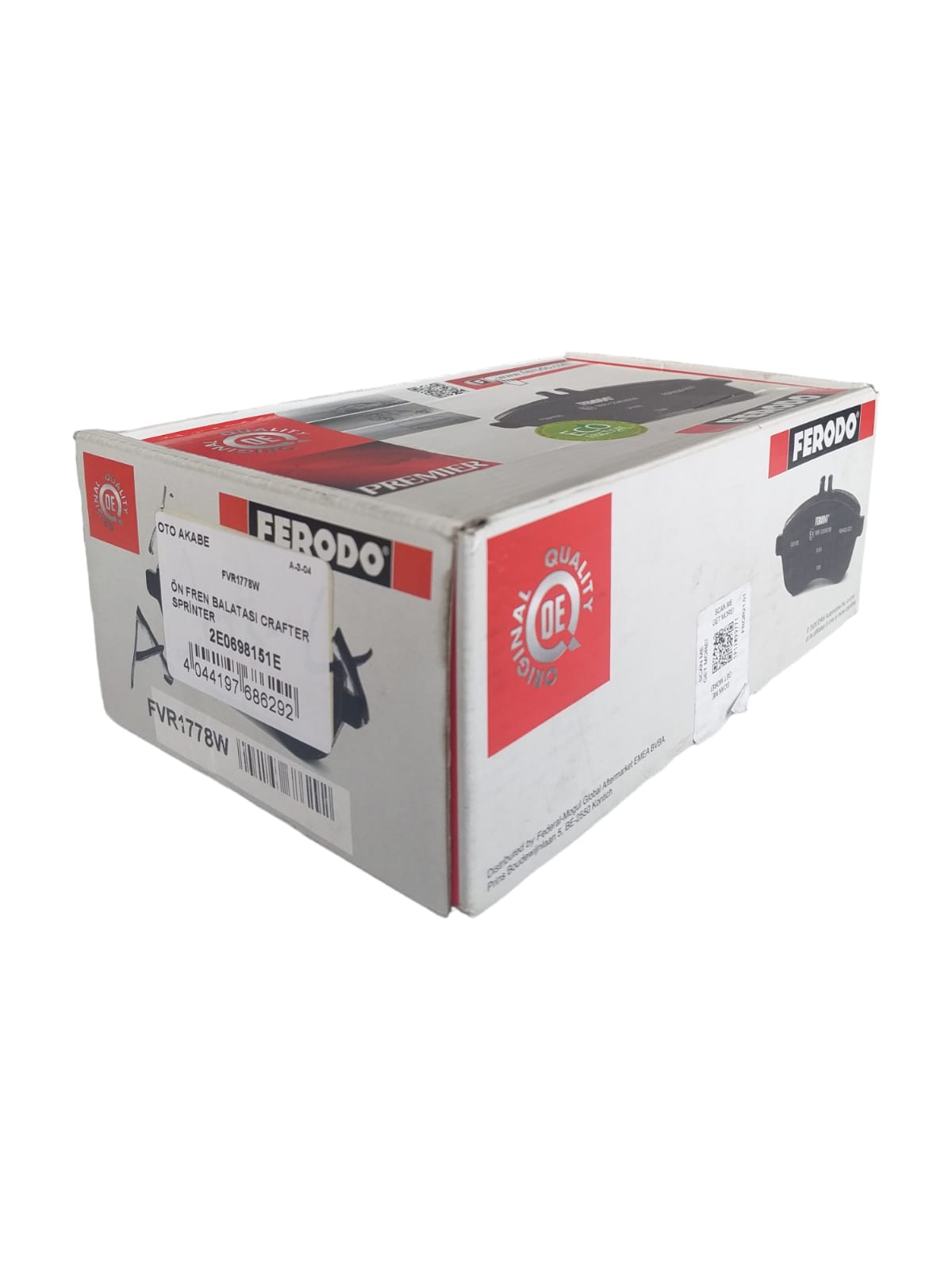 ÖN FREN BALATASI CRAFTER SPRİNTER 