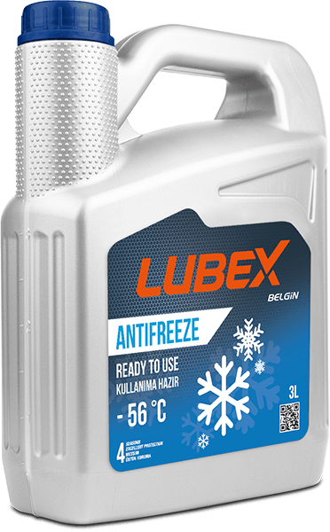 LUBEX ANTİFREEZE RTU MAVİ  -56 3 LT