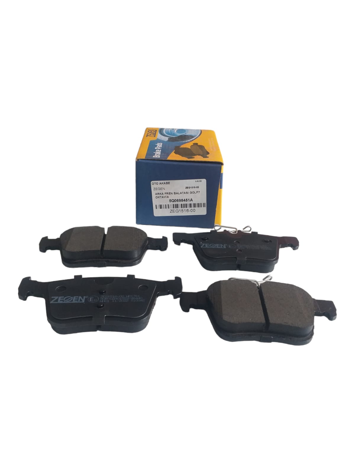 ARKA FREN BALATASI GOLF7 OKTAVİA