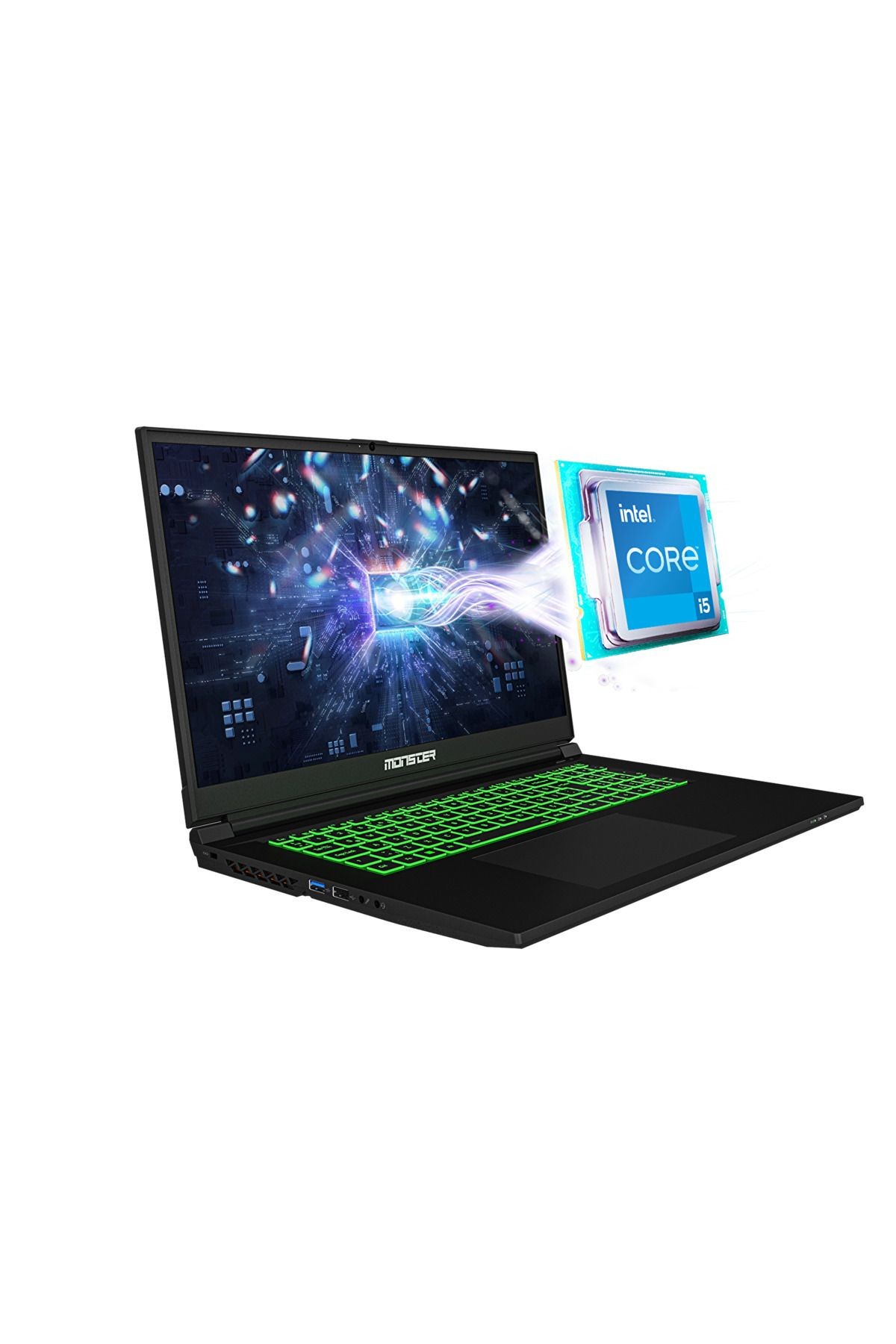 Abra A7 V15.3.4 Intel Core i5 13500H 16 GB RAM 1 TB SSD 6 GB RTX 3050 FreeDOS 17,3" FHD 144 Hz