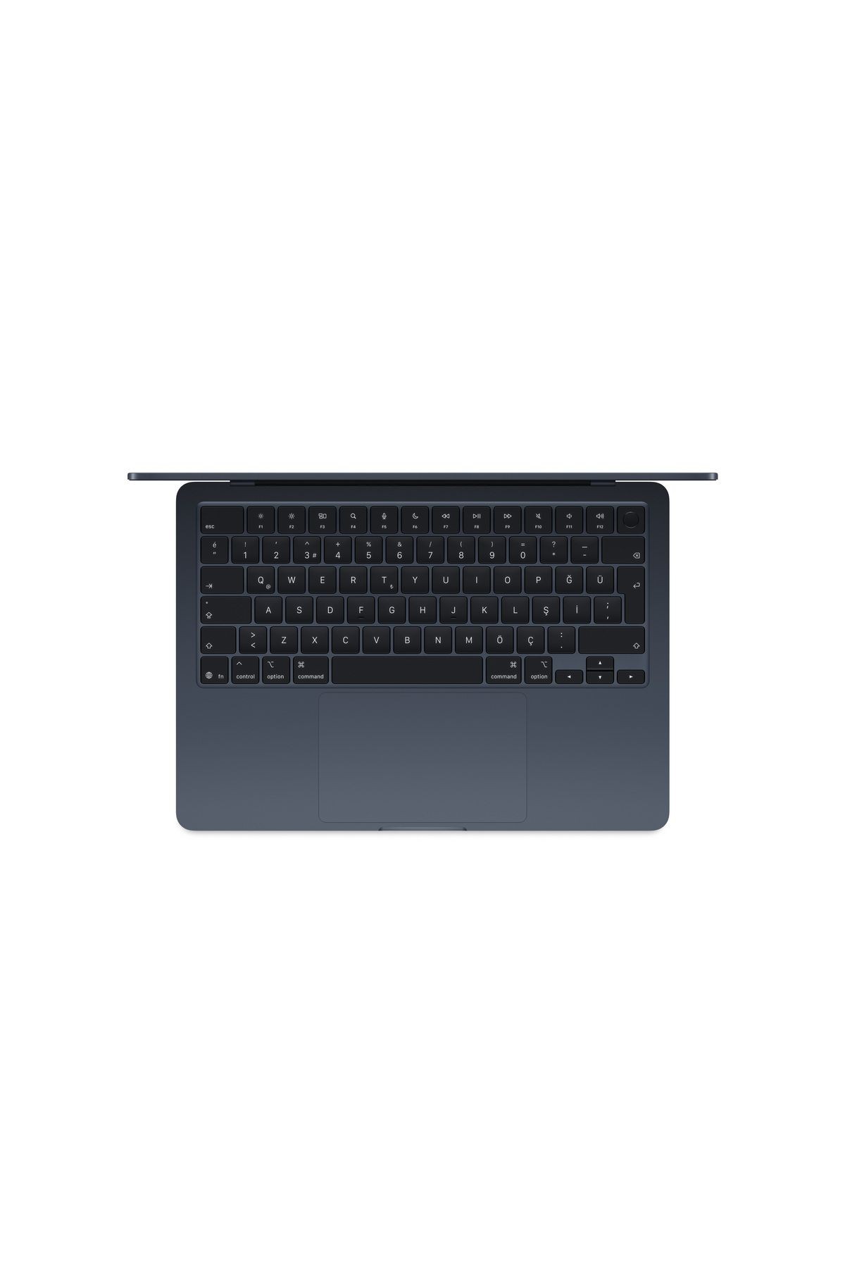 13" MacBook Air: Apple M4 chip with 10-core CPU and 8-core GPU, 16GB, 256GB SSD - Gece Yarısı