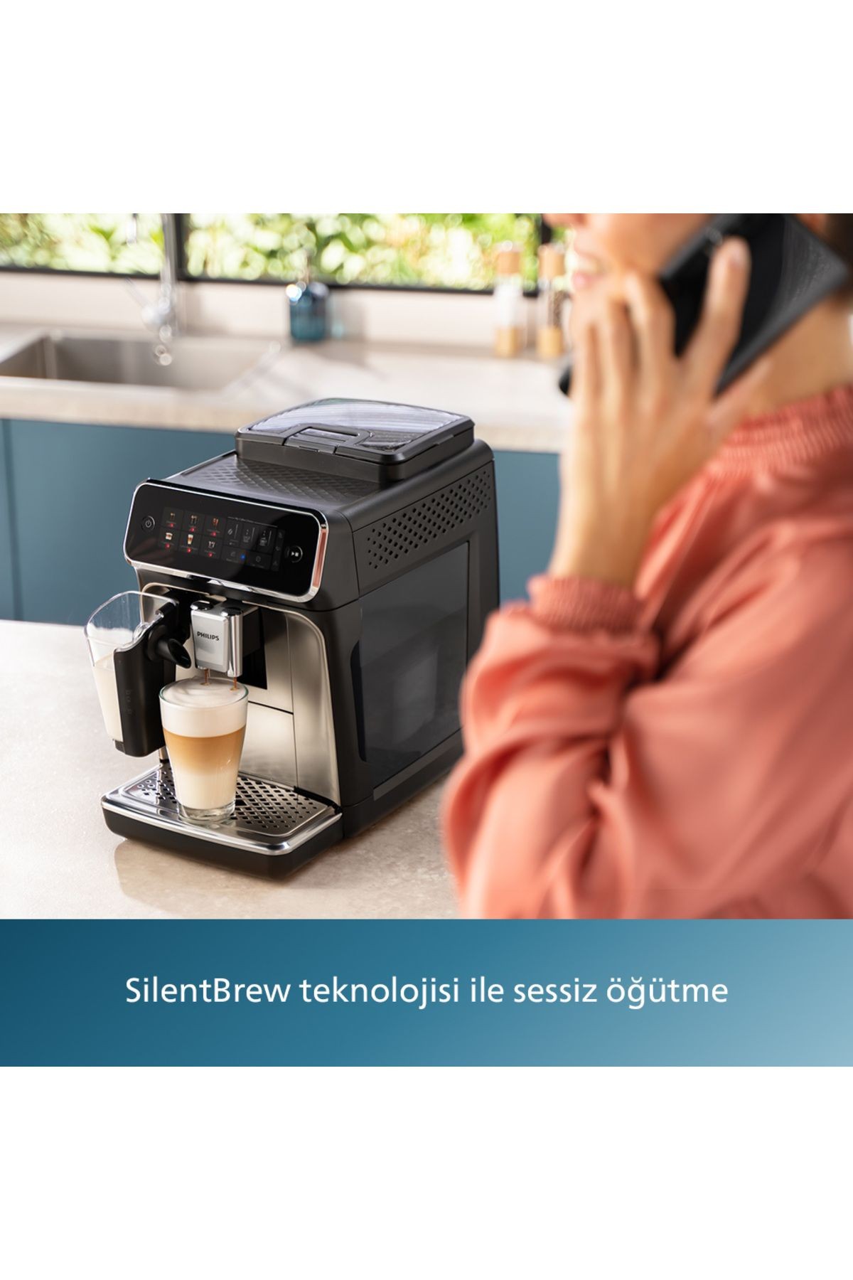 Lattego Tam Otomatik Espresso Makinesi, Tek Dokunuşla 4 Çeşit Içecek, EP2331/10