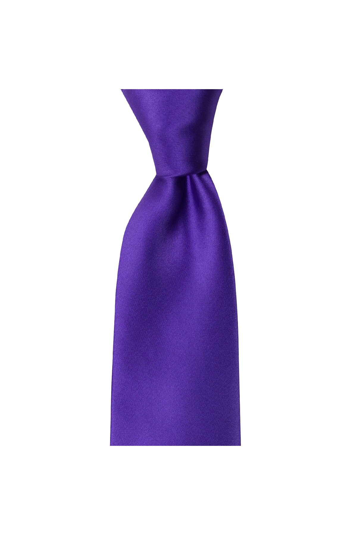 Klasik 8 cm genişliğinde mendilli kravat - Mürdüm
