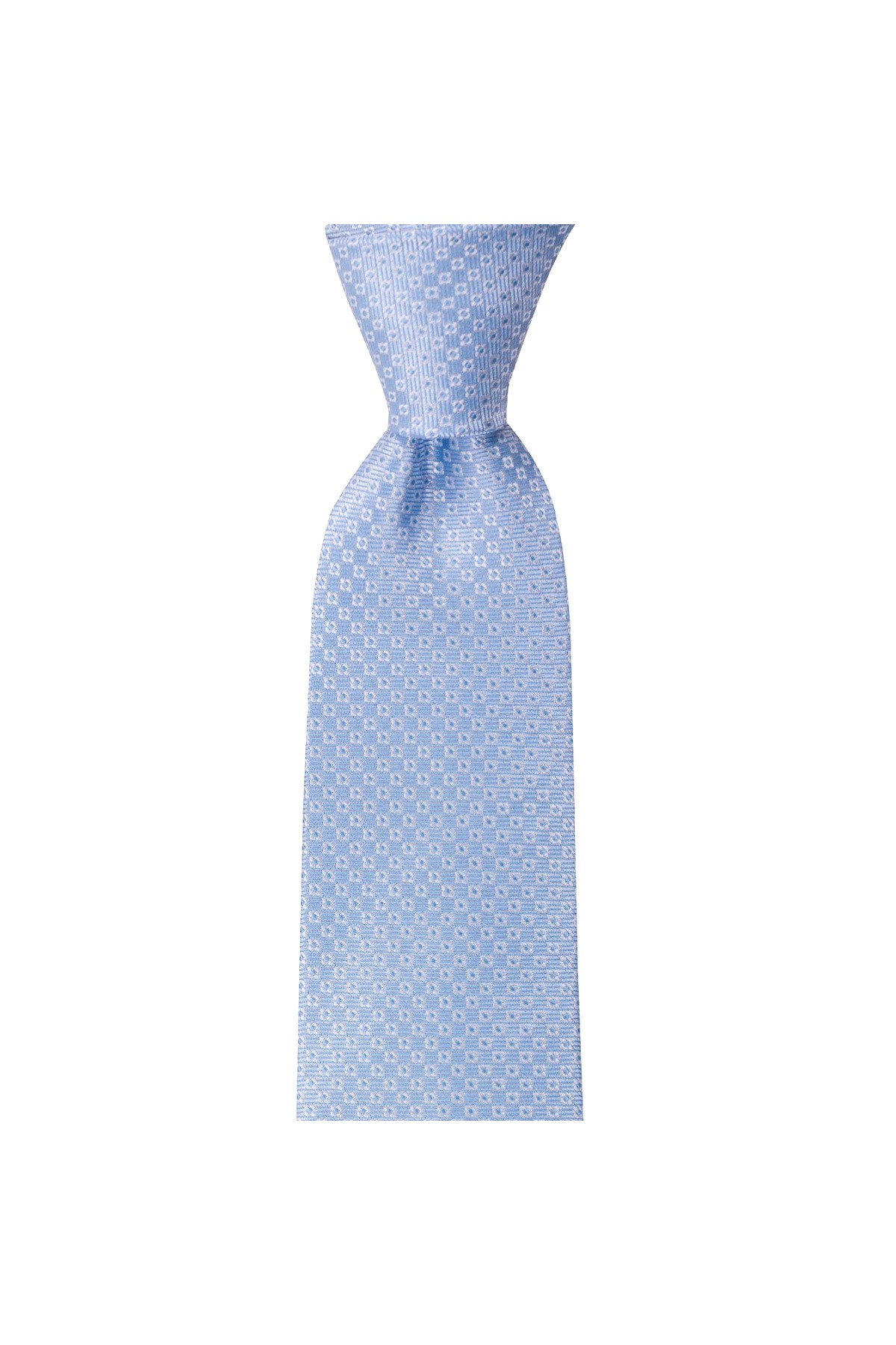 Düz renkli 8 cm genişliğinde mendilli kravat