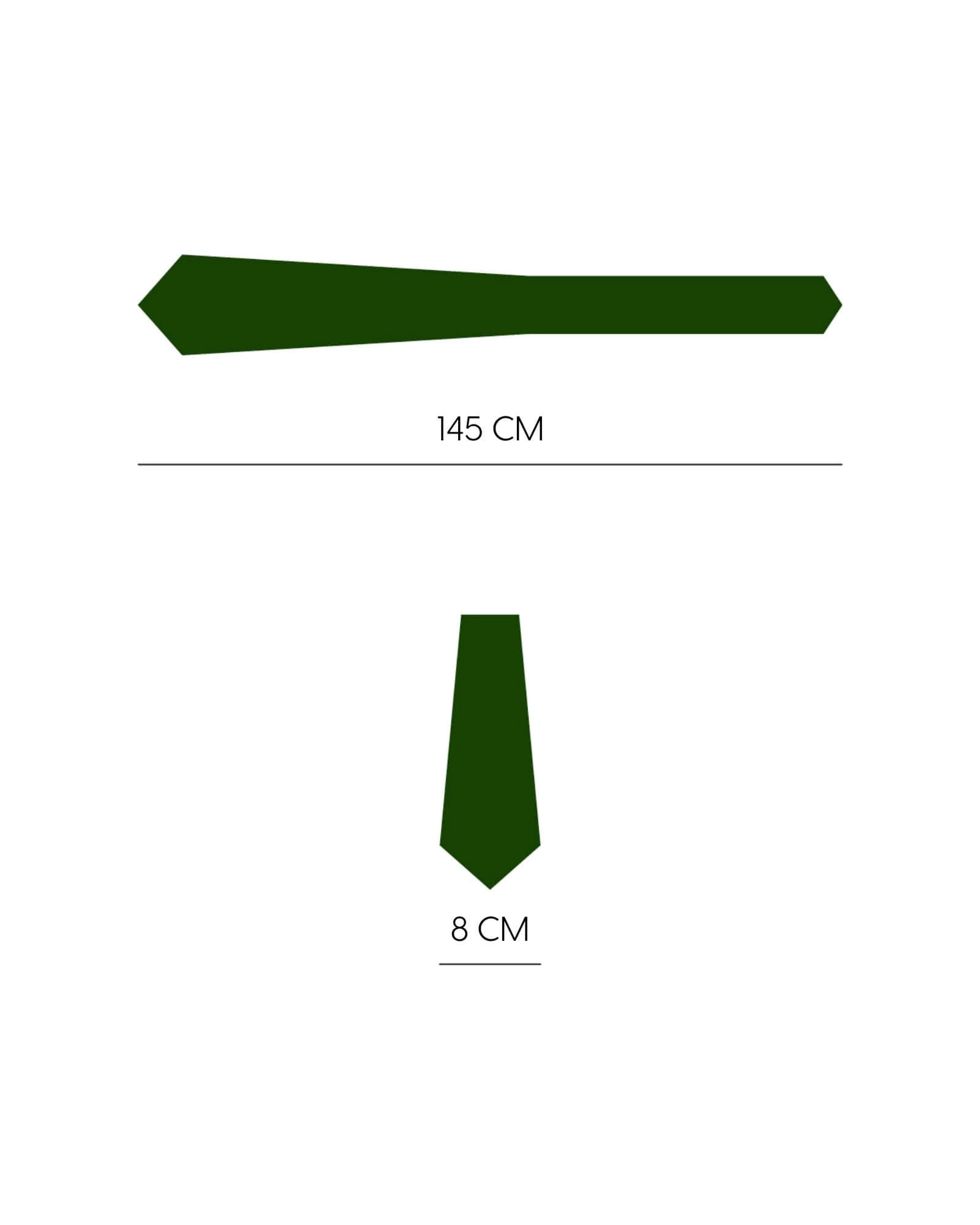 1001 Kravat 8 Cm Genişliğinde Yeşil Kravat Ve Mendil Seti 