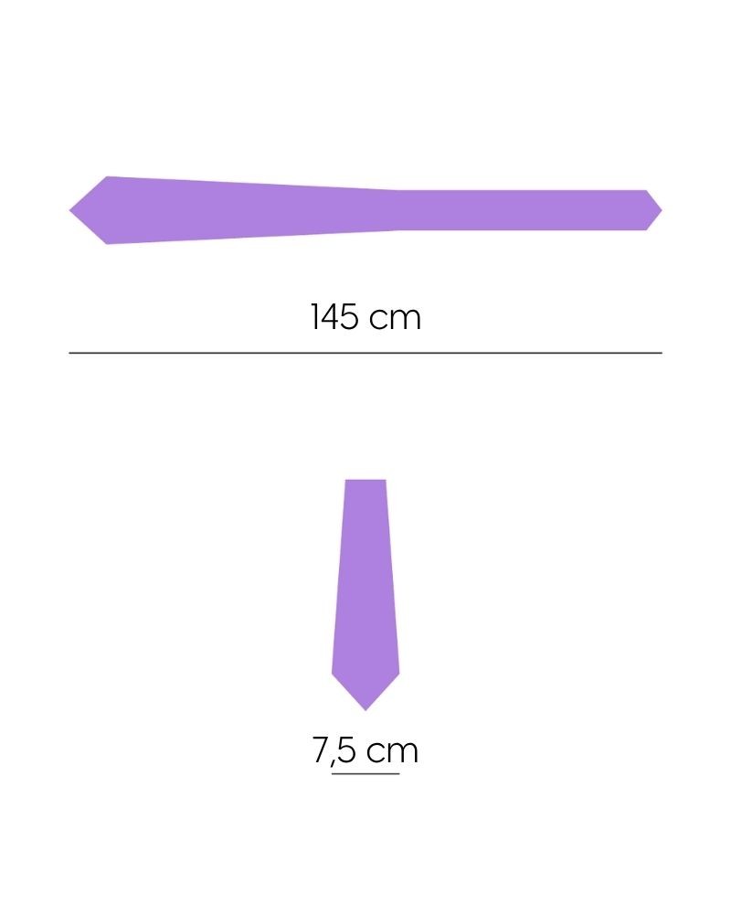 Minimal Geometrik Desenli 7,5 Cm Genişliğinde Saten İpek Kravat