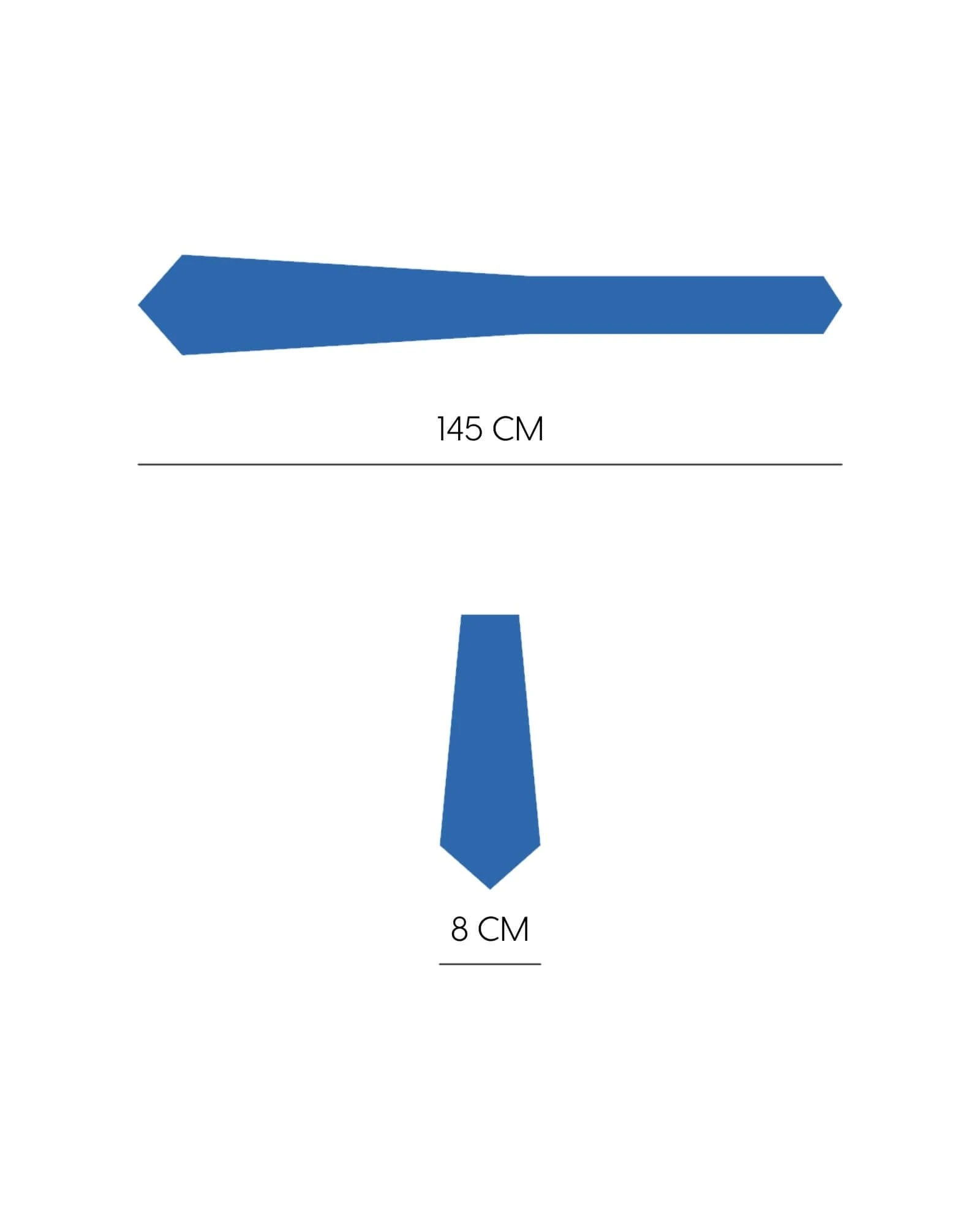 1001 Kravat 8 Cm Genişliğinde Lacivert Beyaz Çizgili Mavi Kravat Ve Mendil Seti 