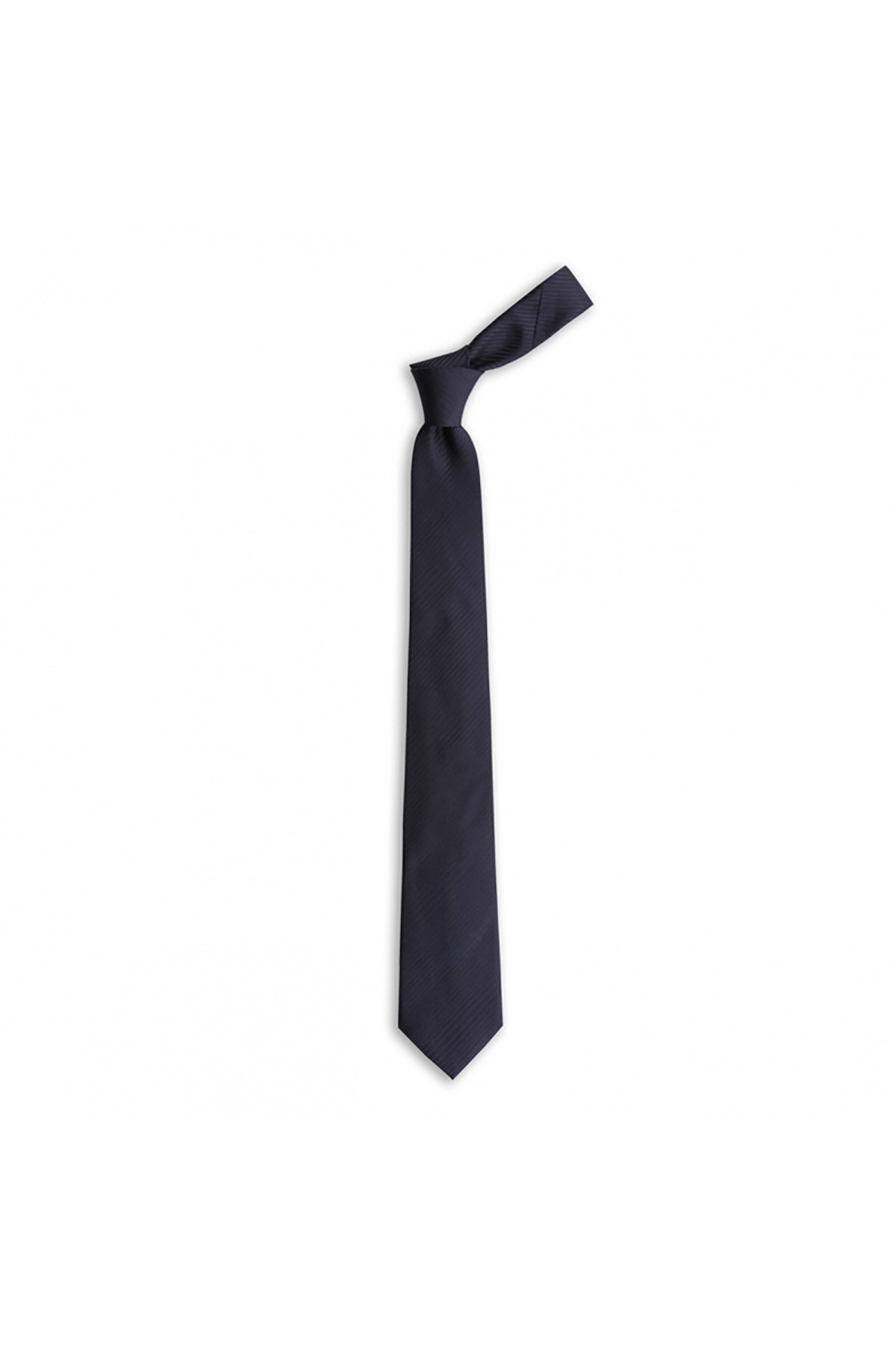 İnce çizgili 7 cm genişliğinde ipek kravat