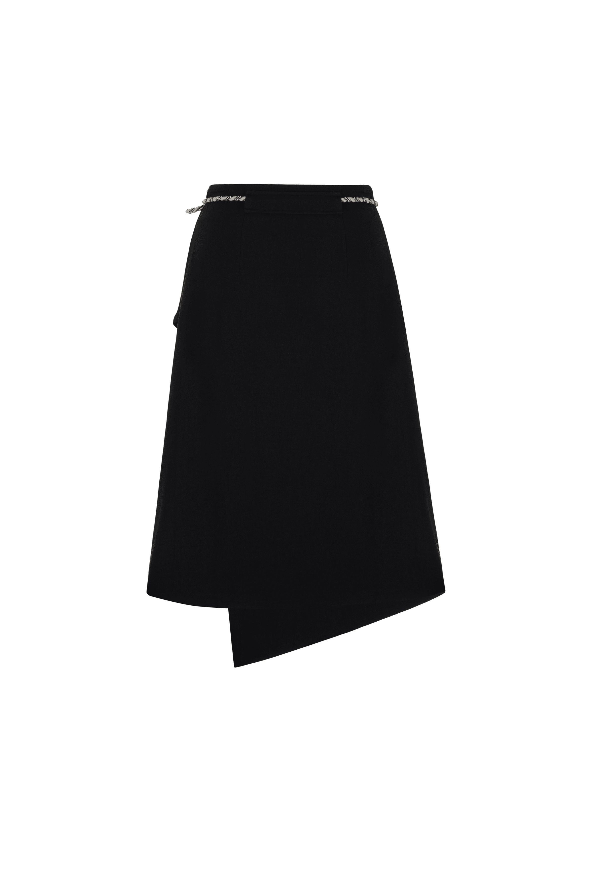 ASYMETRIC LYOCELL SKIRT