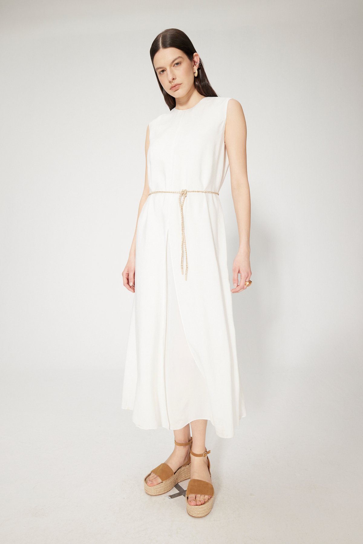 MODAL MAXI DRESS - WHITE