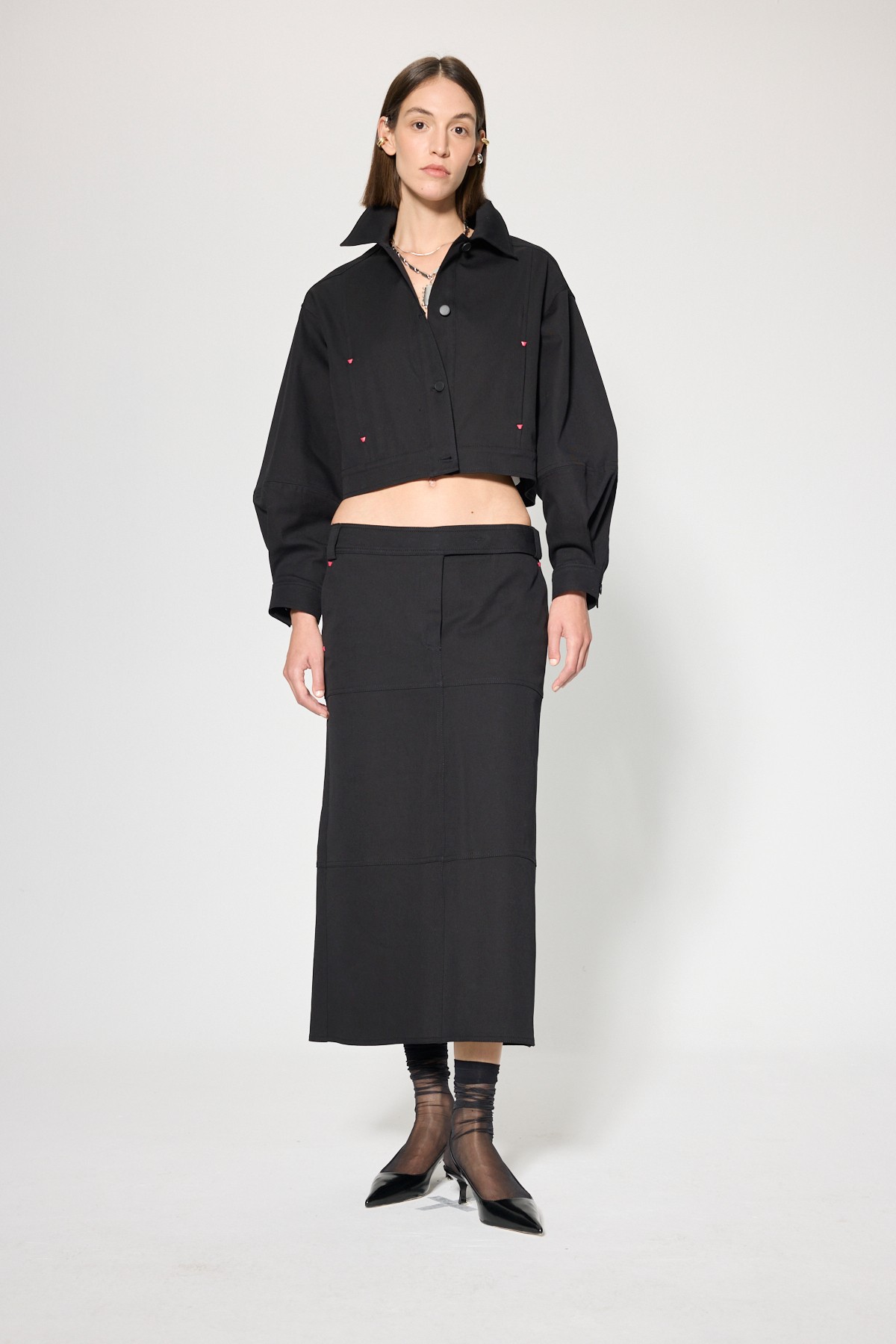 OVERSIZE CROP CEKET