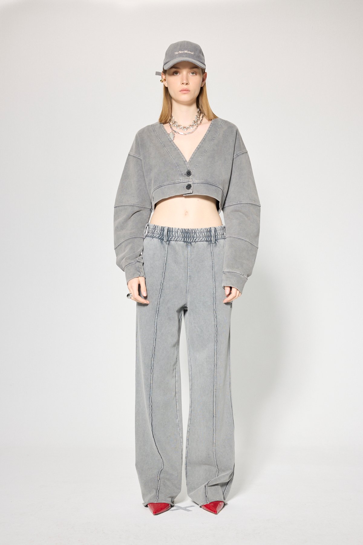 CROP HIRKA - COOL GREY