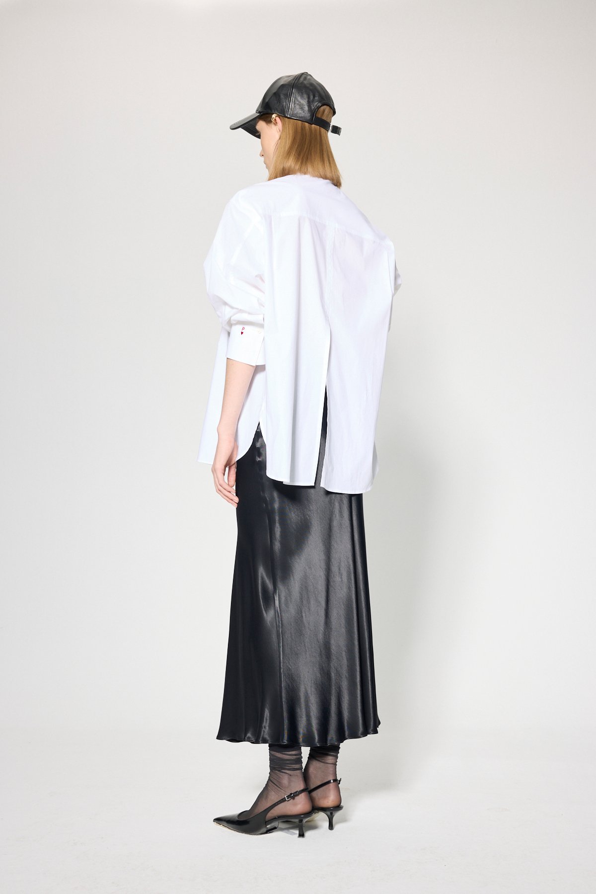 SATEEN MAXI SKIRT