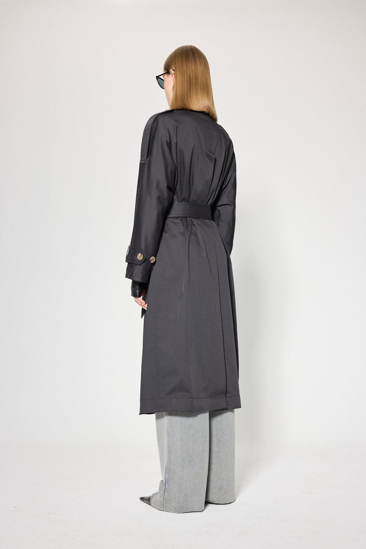 DOUBLE-BREASTED TRENCH COAT