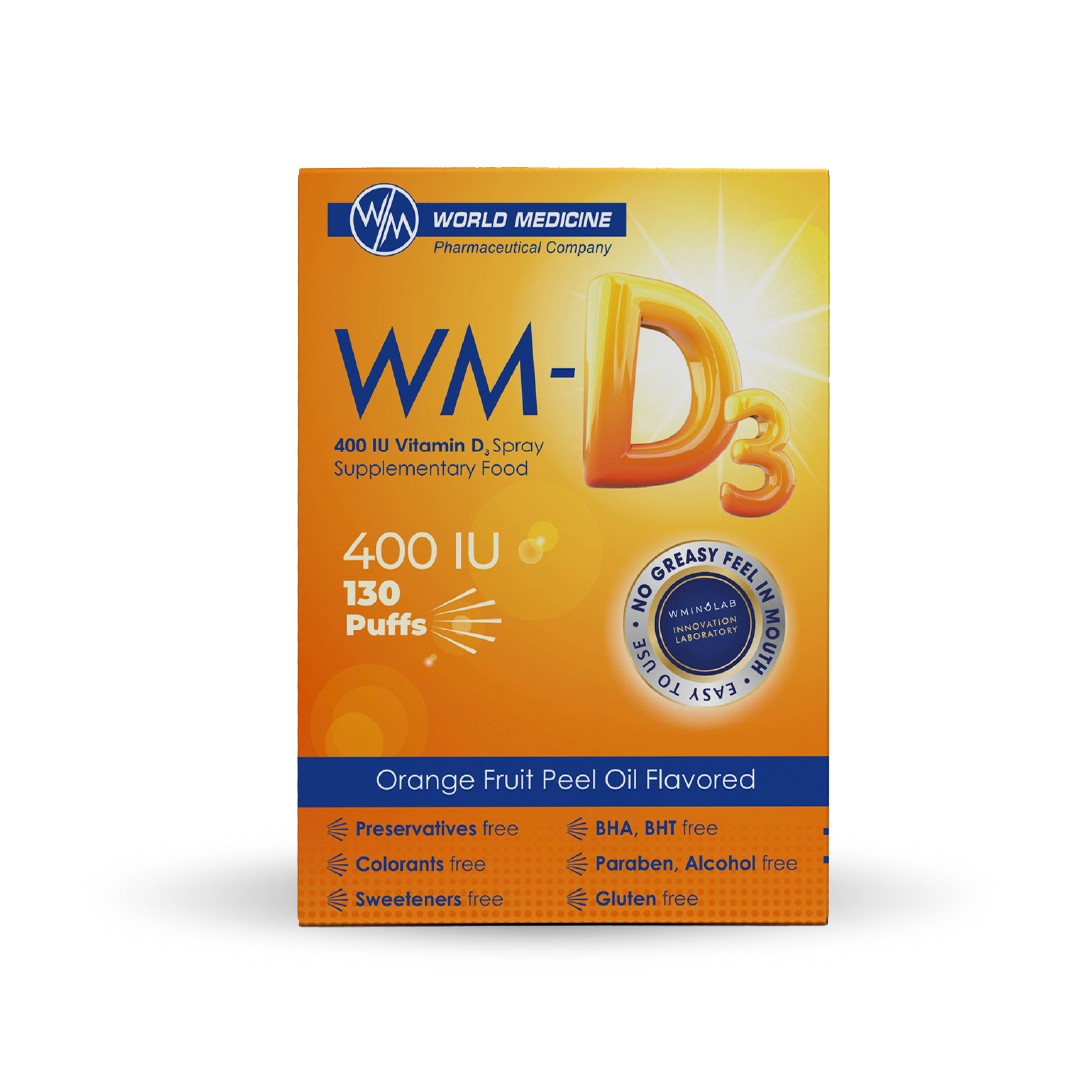 WM-D3 400 IU D3 Vitamini İçeren Sprey Takviye Edici Gıda