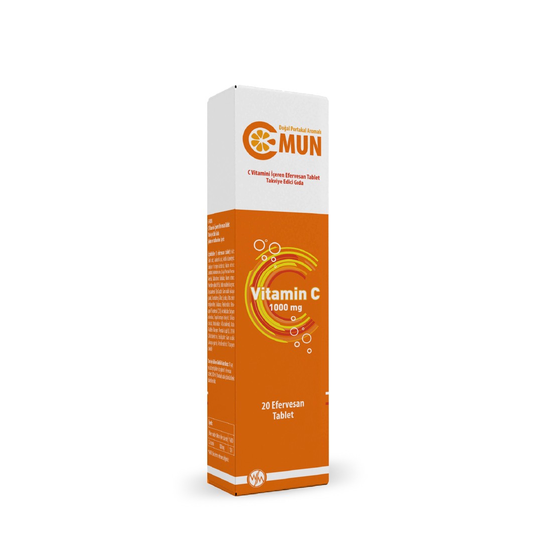 C-Mun C Vitamini İçeren Efervesan Tablet