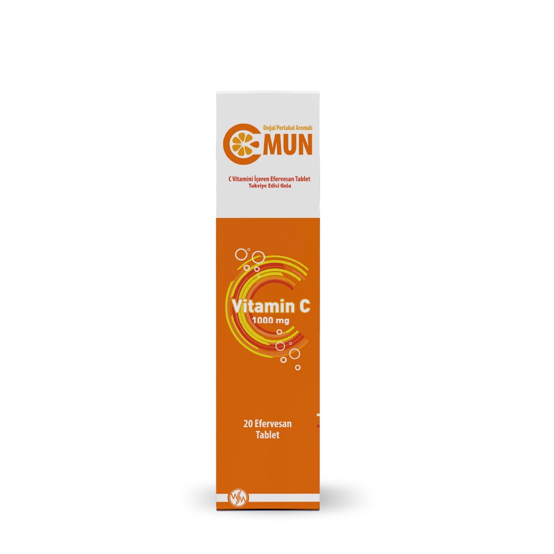 C-Mun C Vitamini İçeren Efervesan Tablet