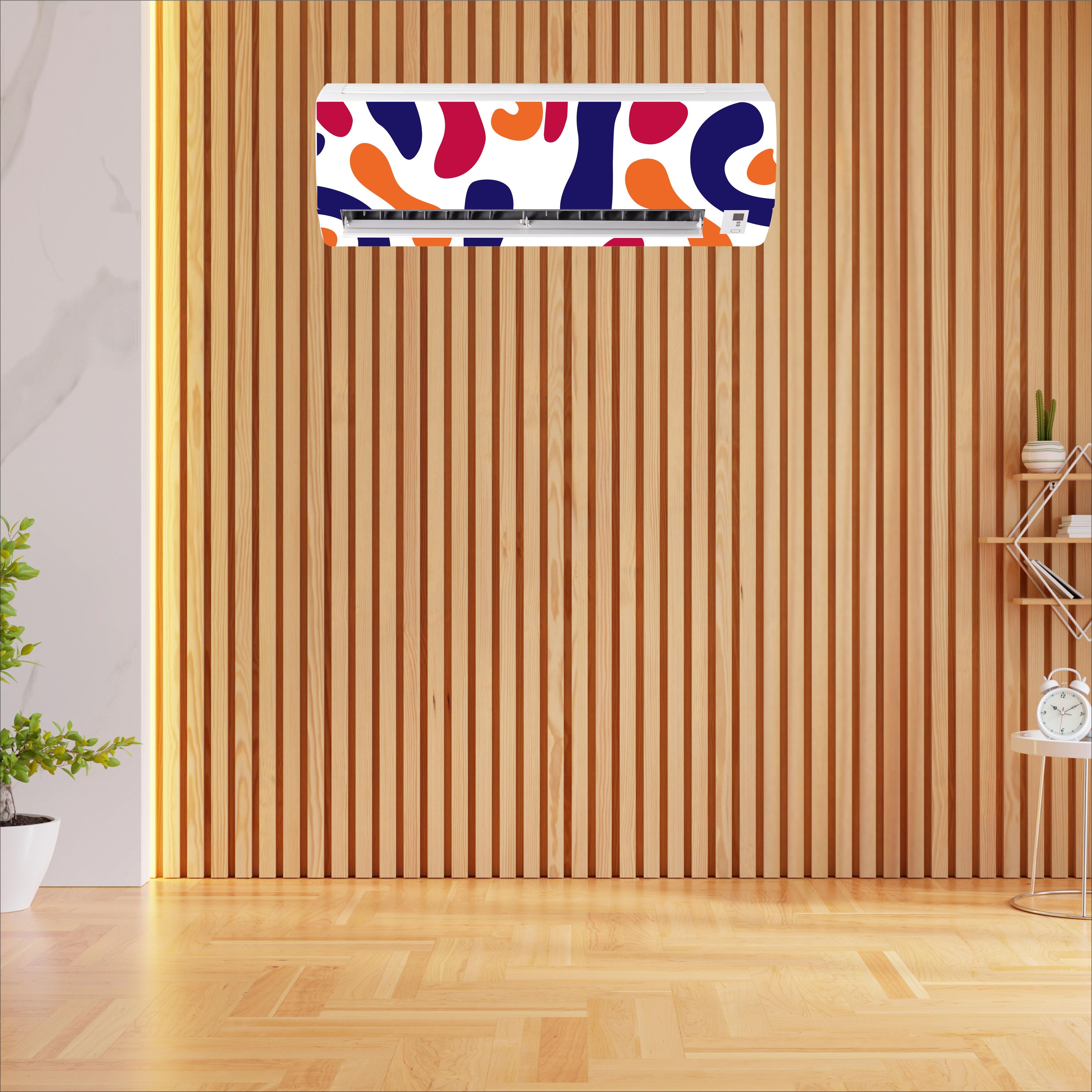 Soyut Ritim Tam Yüzey Klima Sticker Kaplama