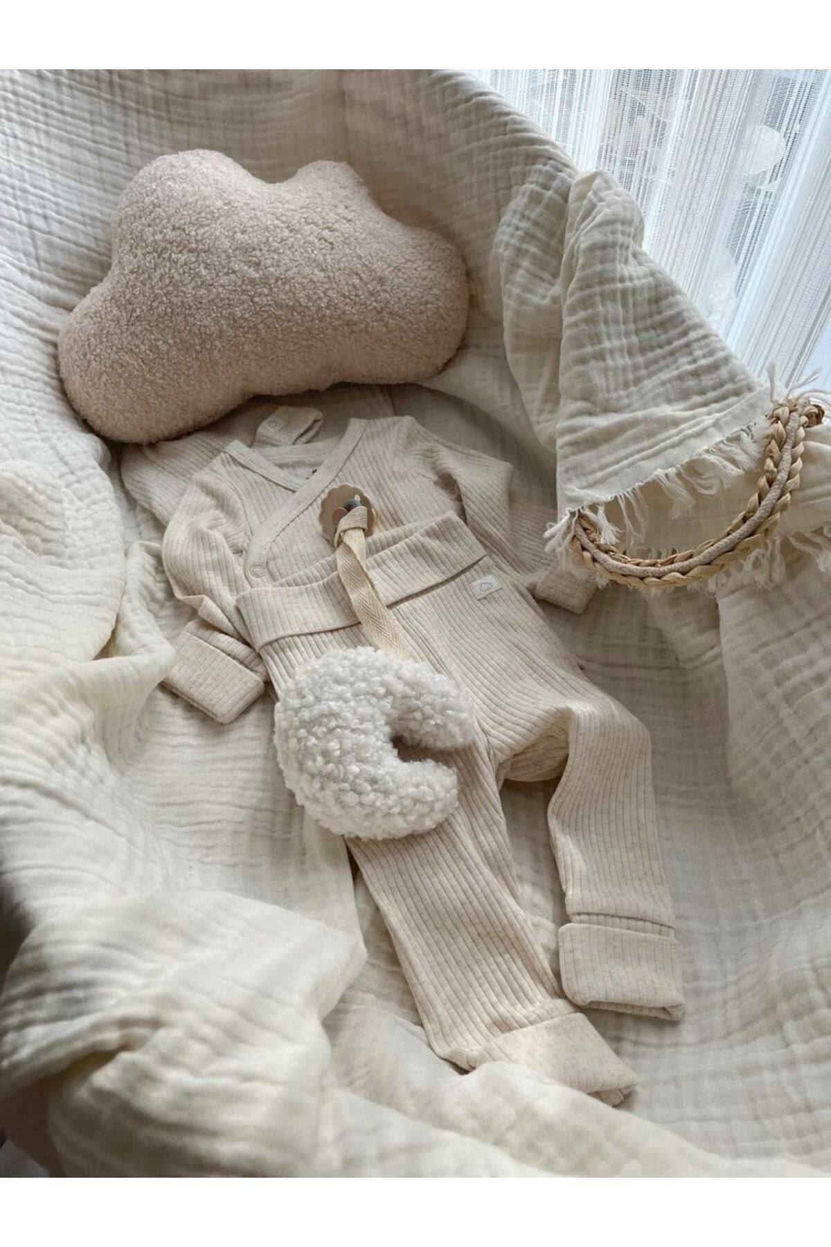 Teddy Bulut Yastık Krem