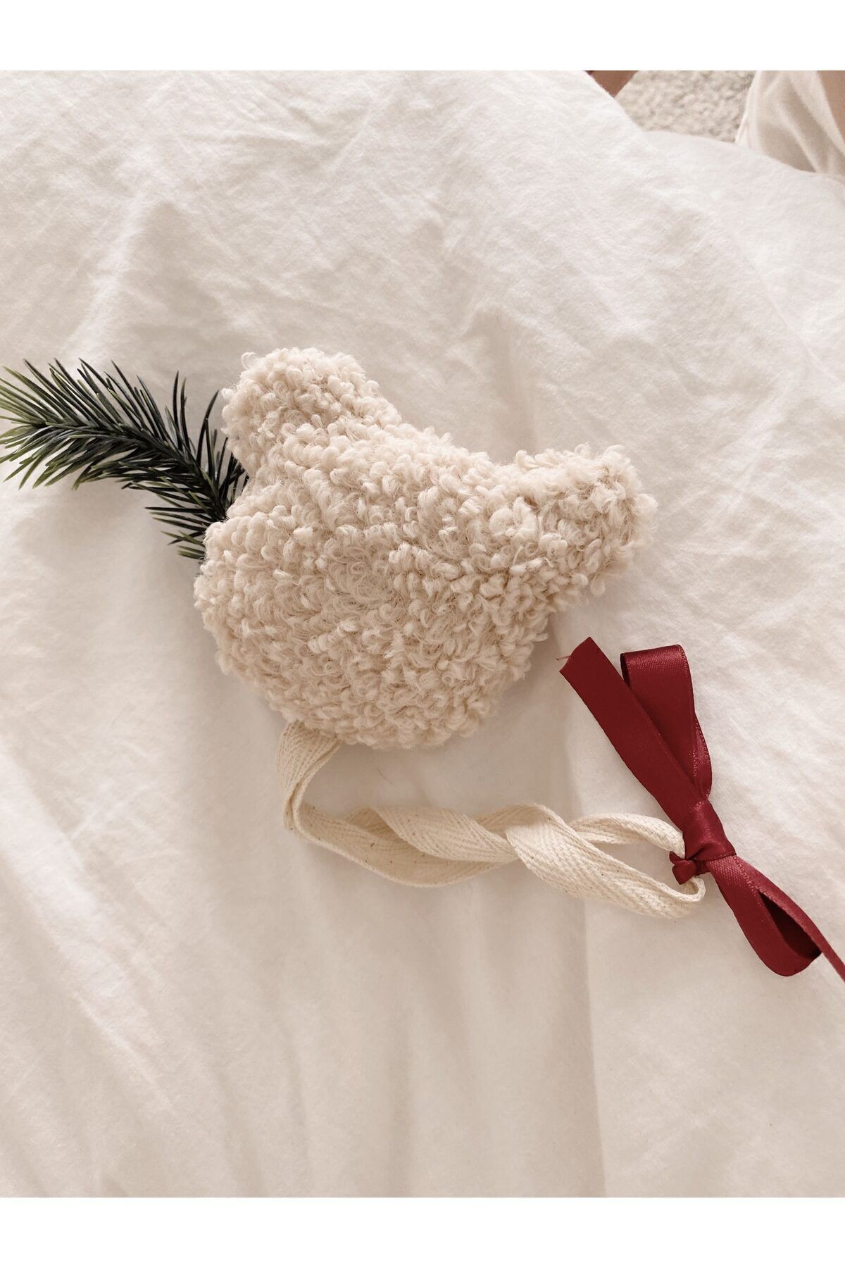 Teddy Bear Emzik Askısı Krem