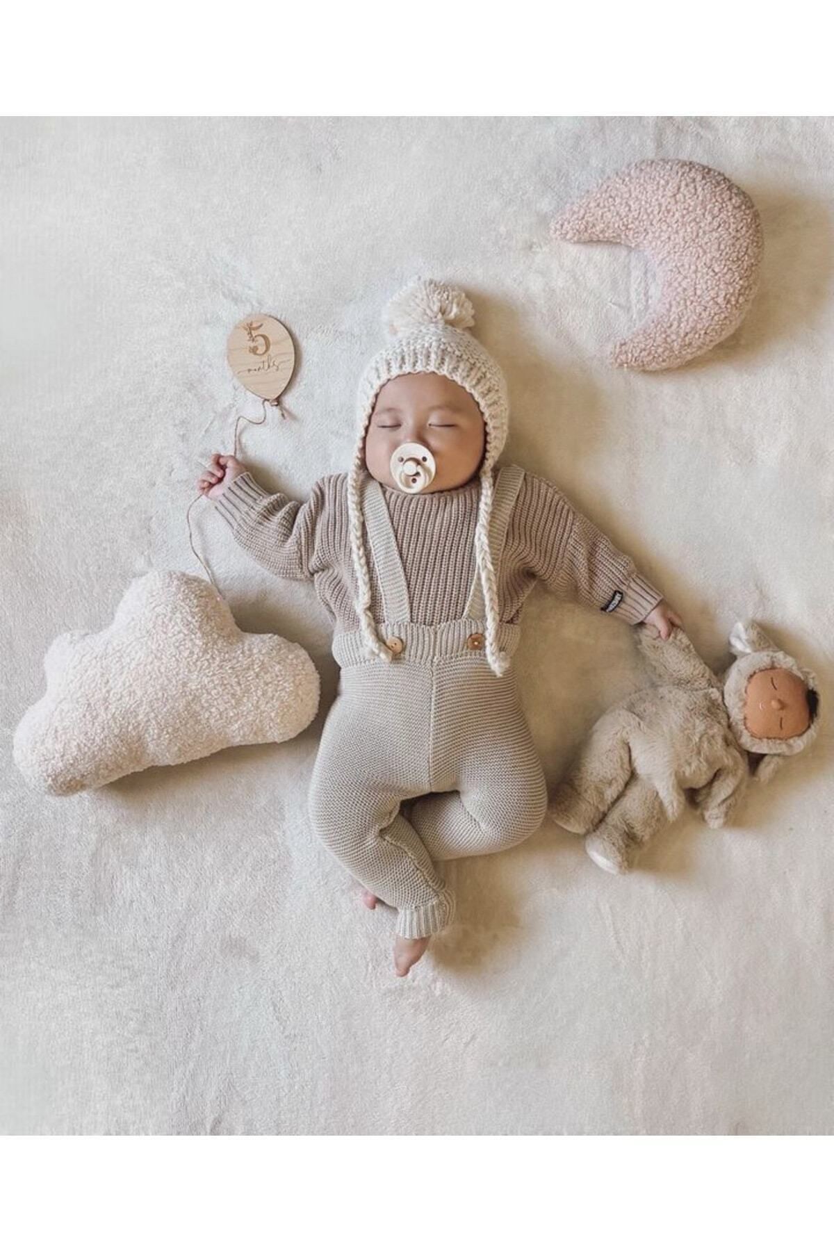 Teddy Bulut Yastık Krem