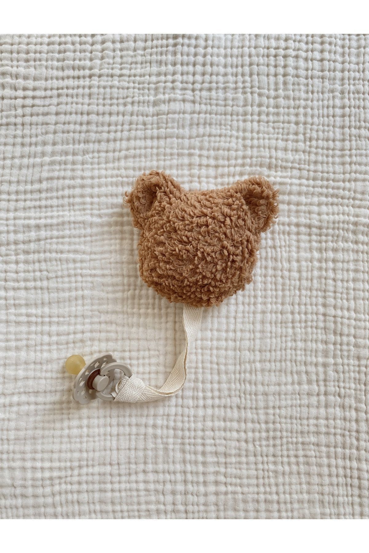 Teddy Bear Emzik Askısı Kahve
