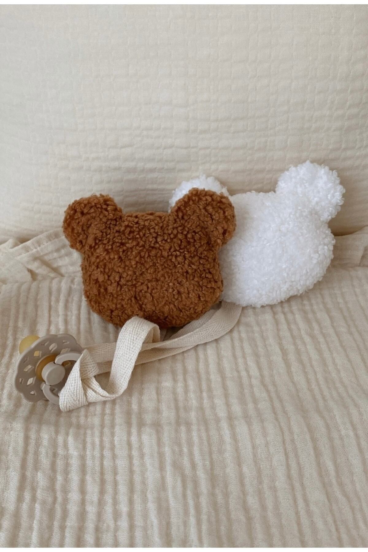 Teddy Bear Emzik Askısı Camel